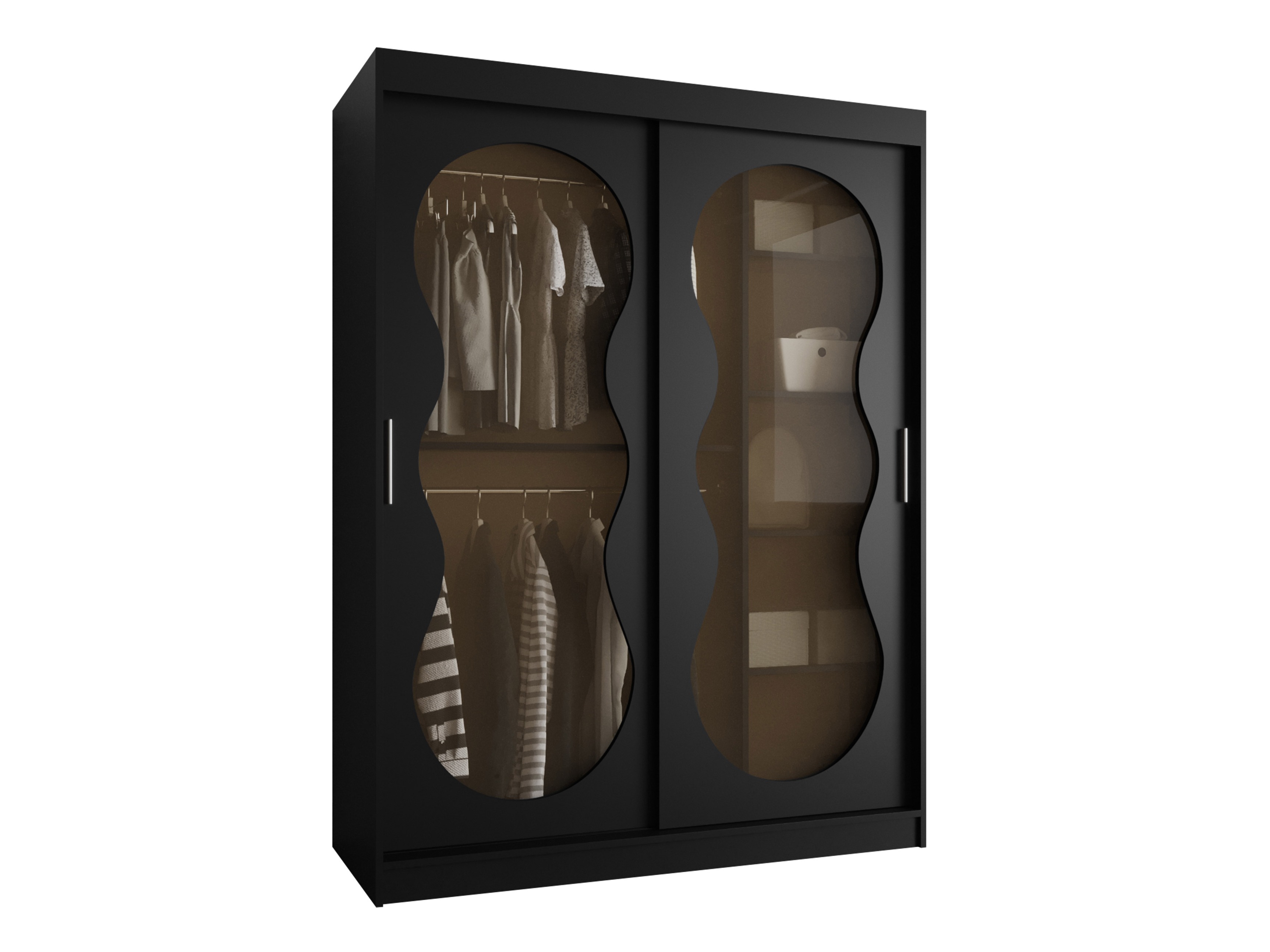 Kledingkast Hartford 528 (Zwart)