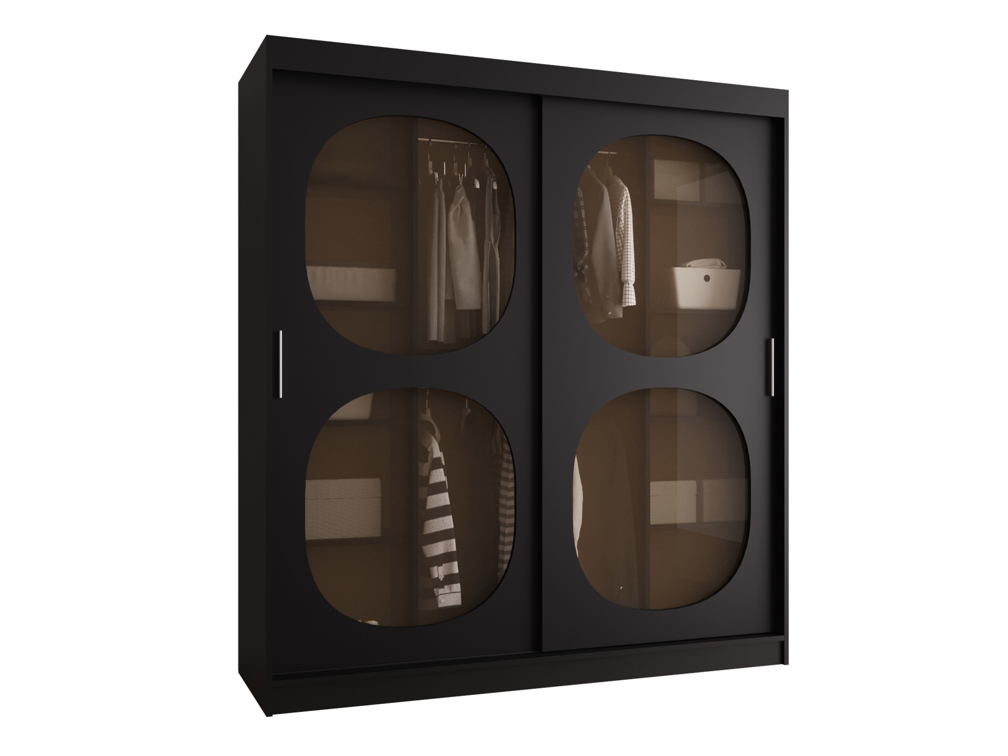 Kledingkast Hartford 529 (Zwart)