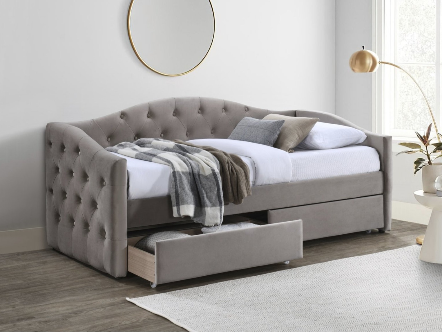 Bed Houston 879 (Taupe)