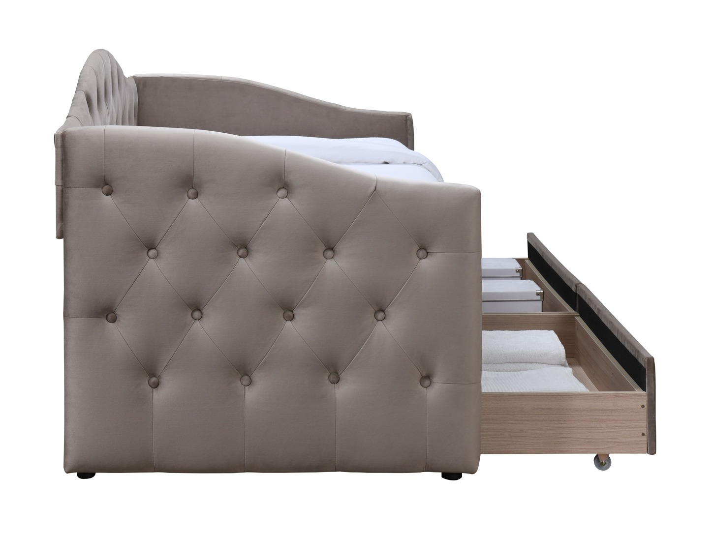 Bed Houston 879 (Taupe)