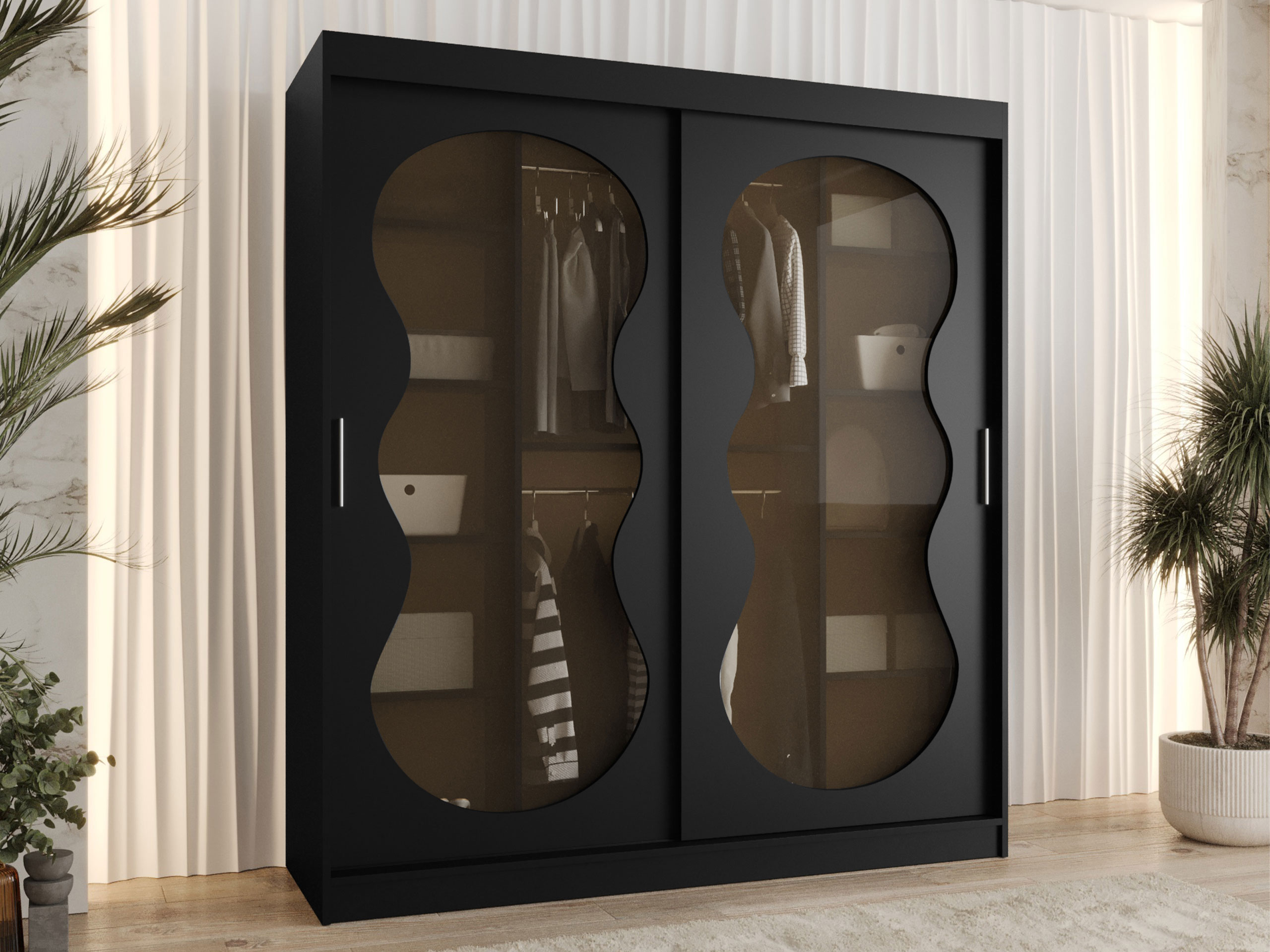 Kledingkast Hartford 530 (Zwart)