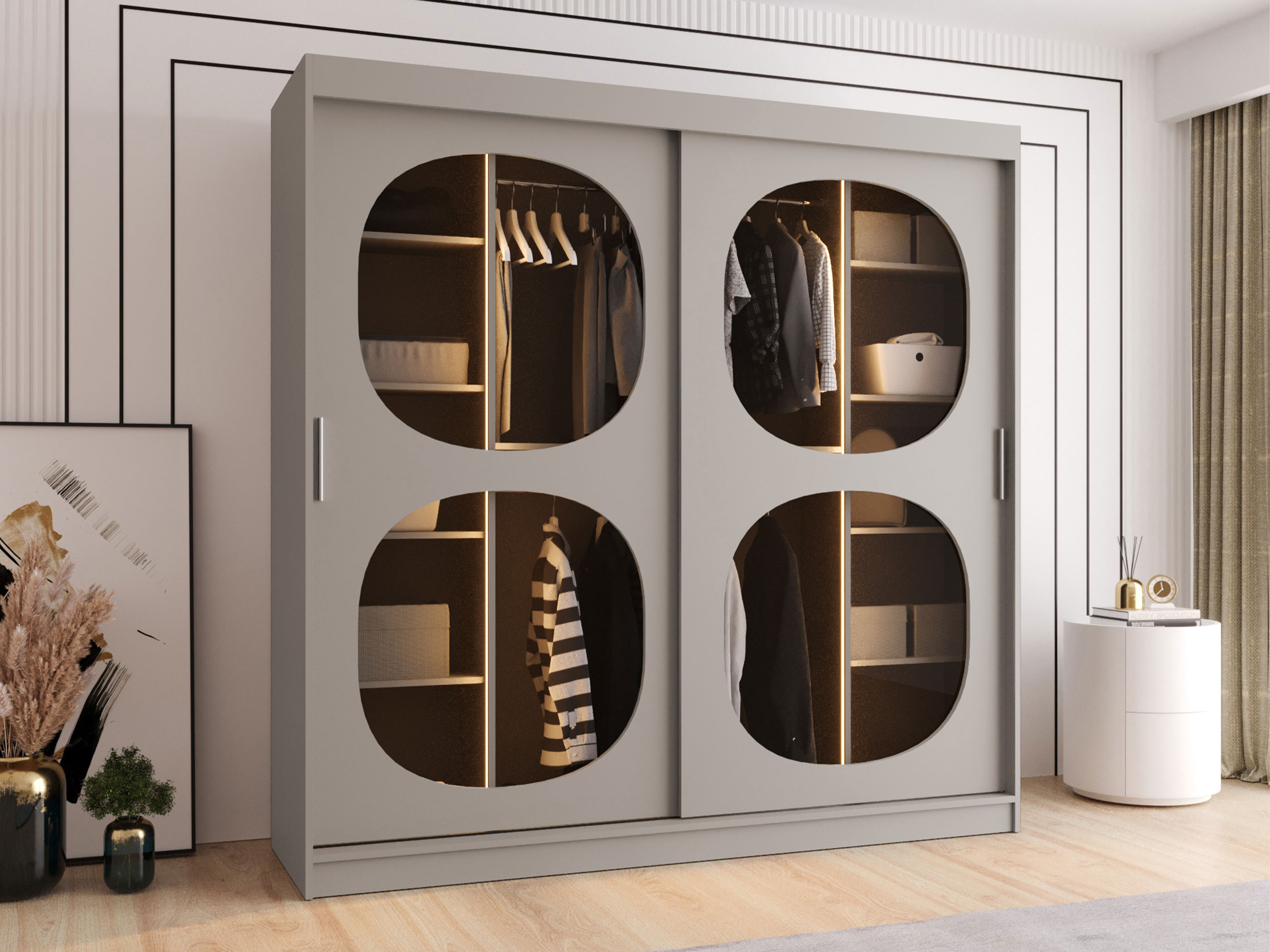 Kledingkast Hartford 531 (Kasjmier)