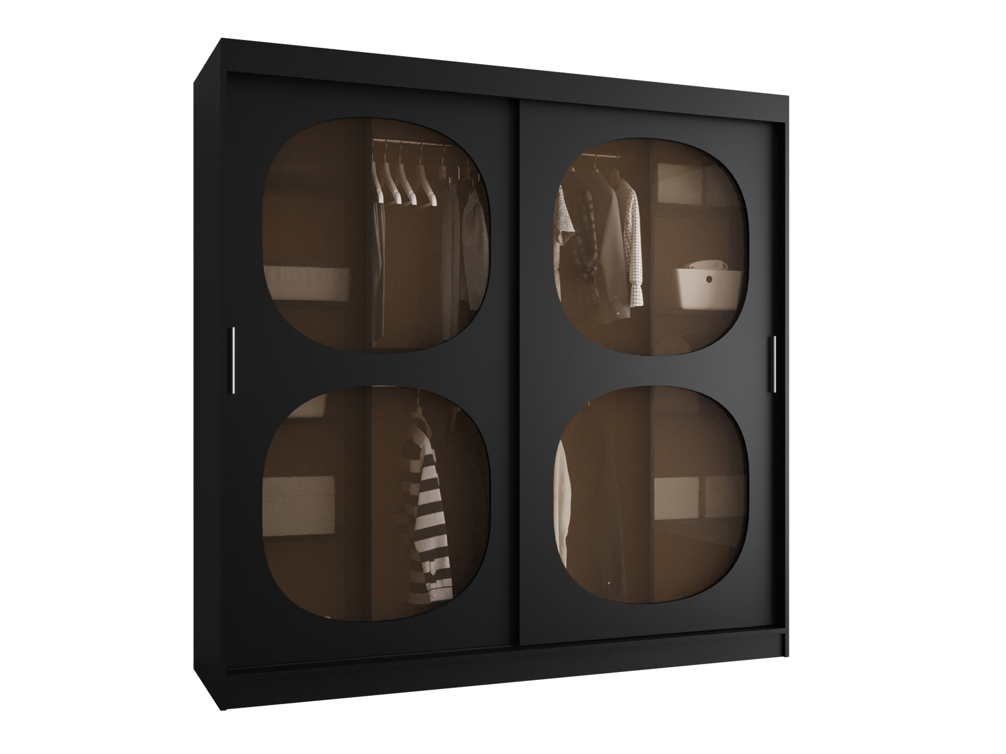 Kledingkast Hartford 531 (Zwart)