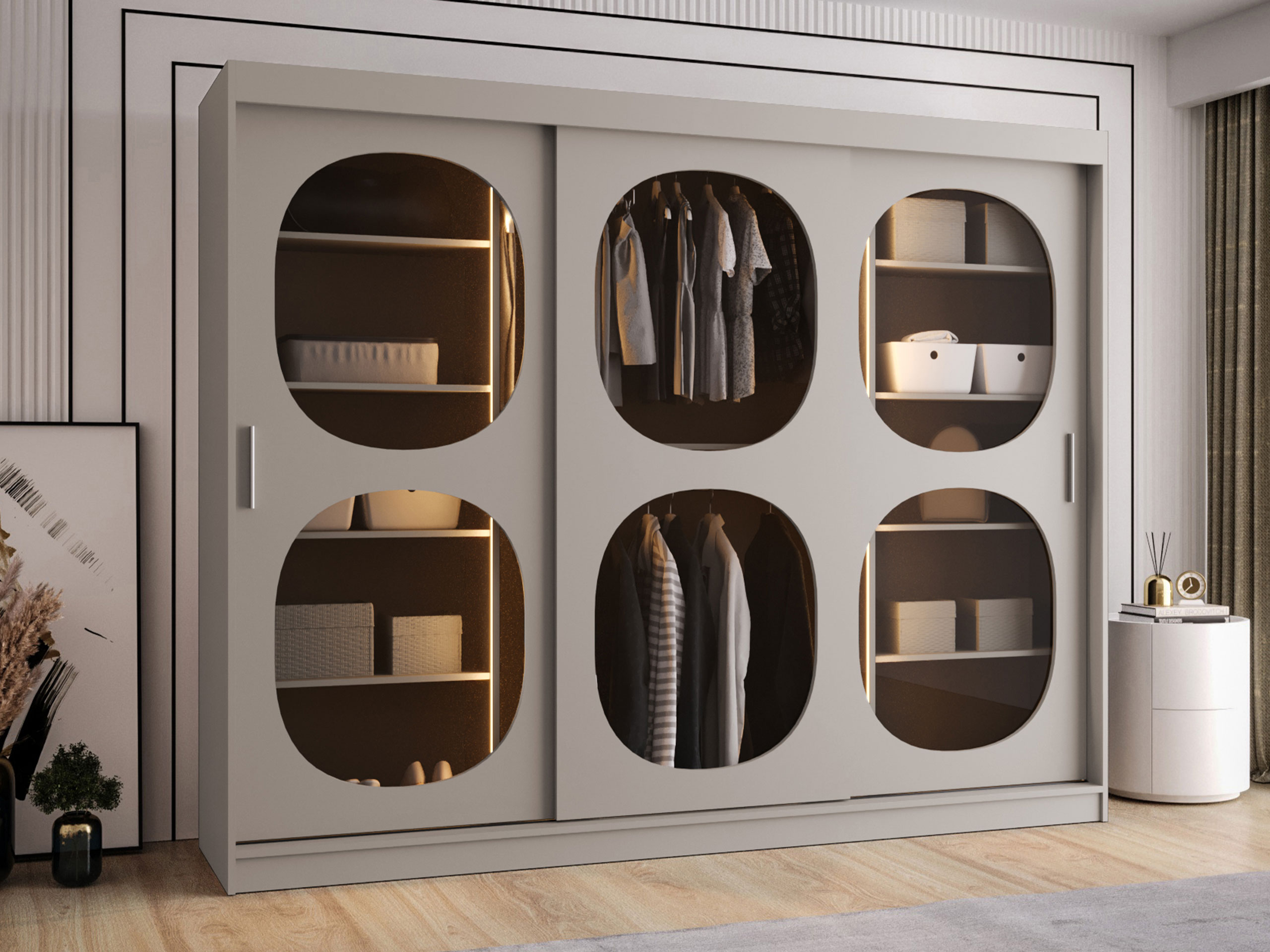 Kledingkast Hartford 533 (Kasjmier)