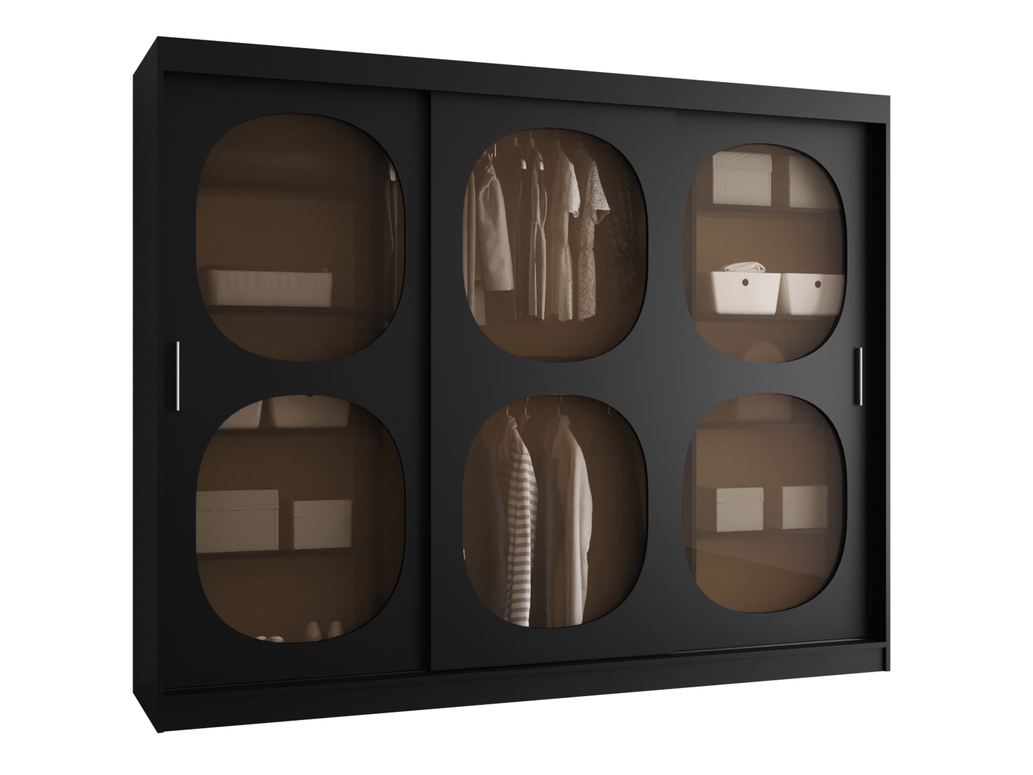 Kledingkast Hartford 533 (Zwart)