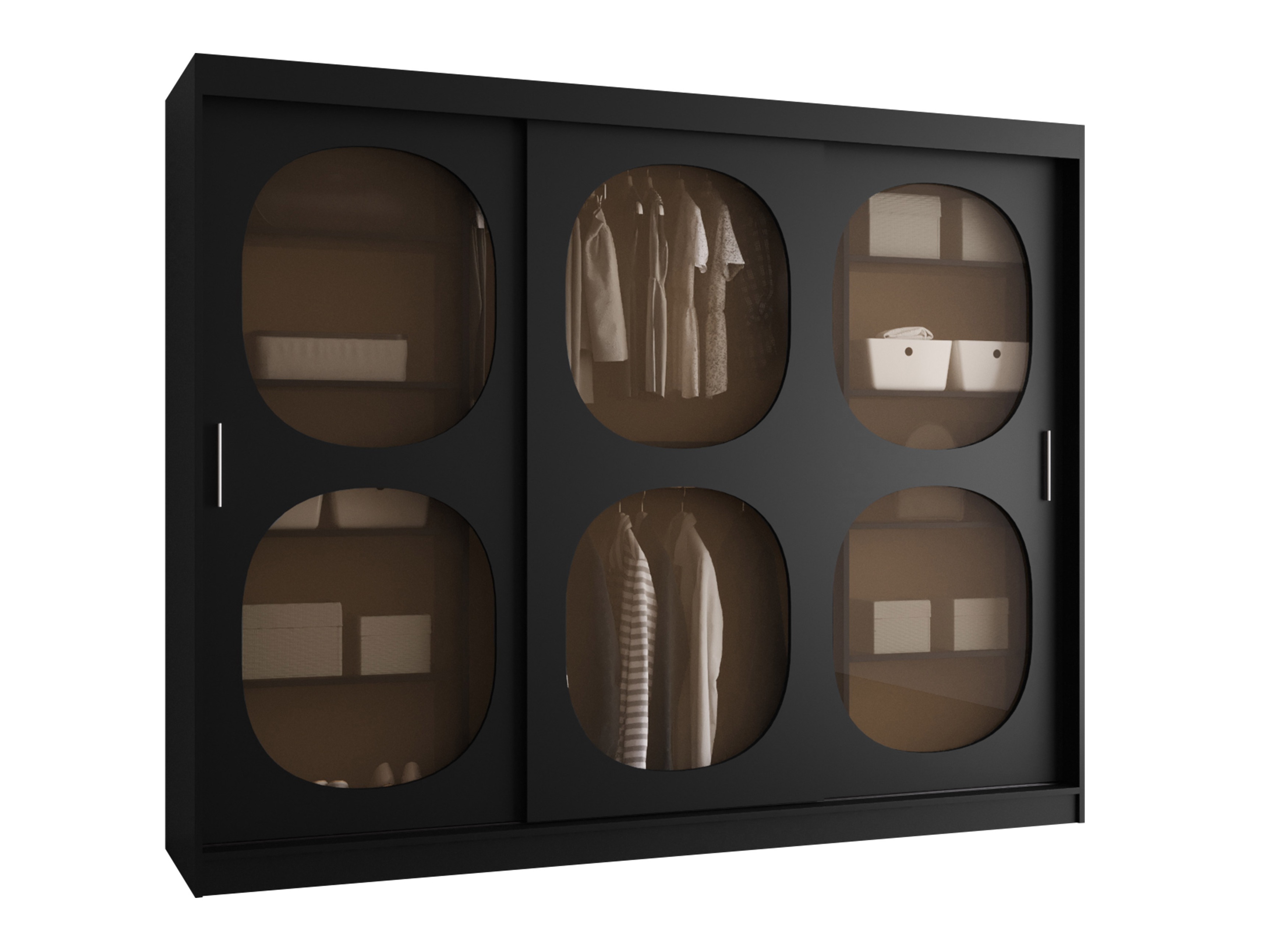 Kledingkast Hartford 533 (Zwart)