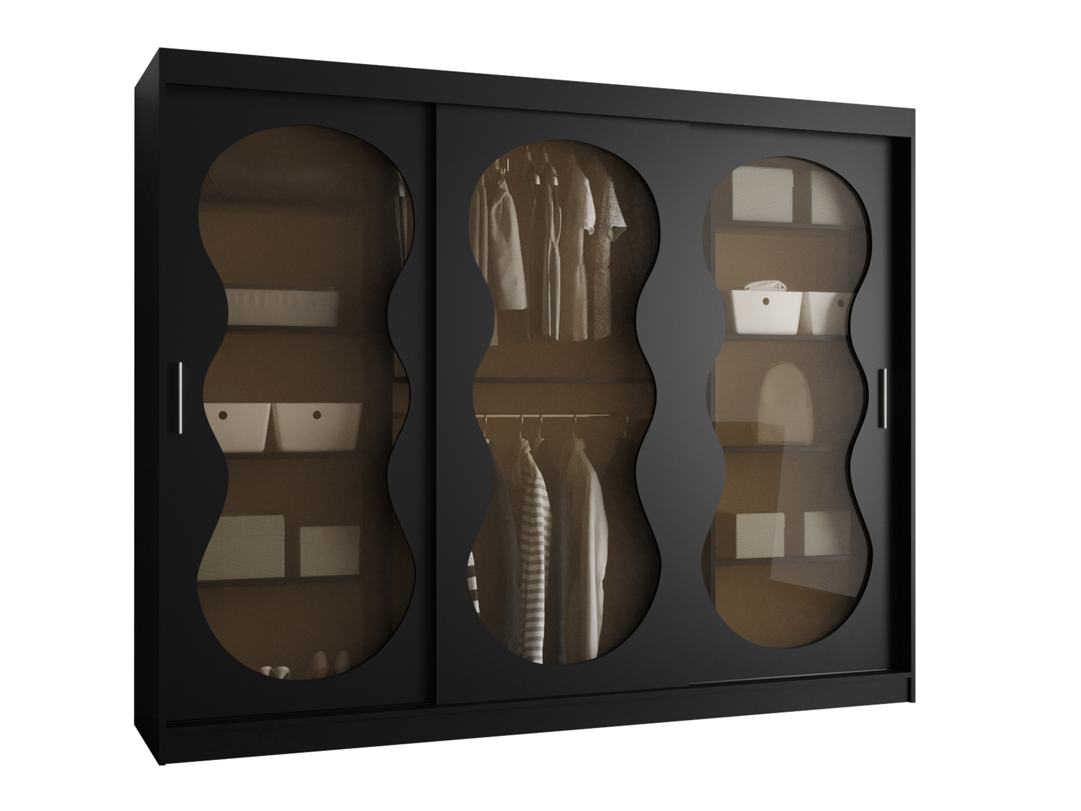 Kledingkast Hartford 534 (Zwart)