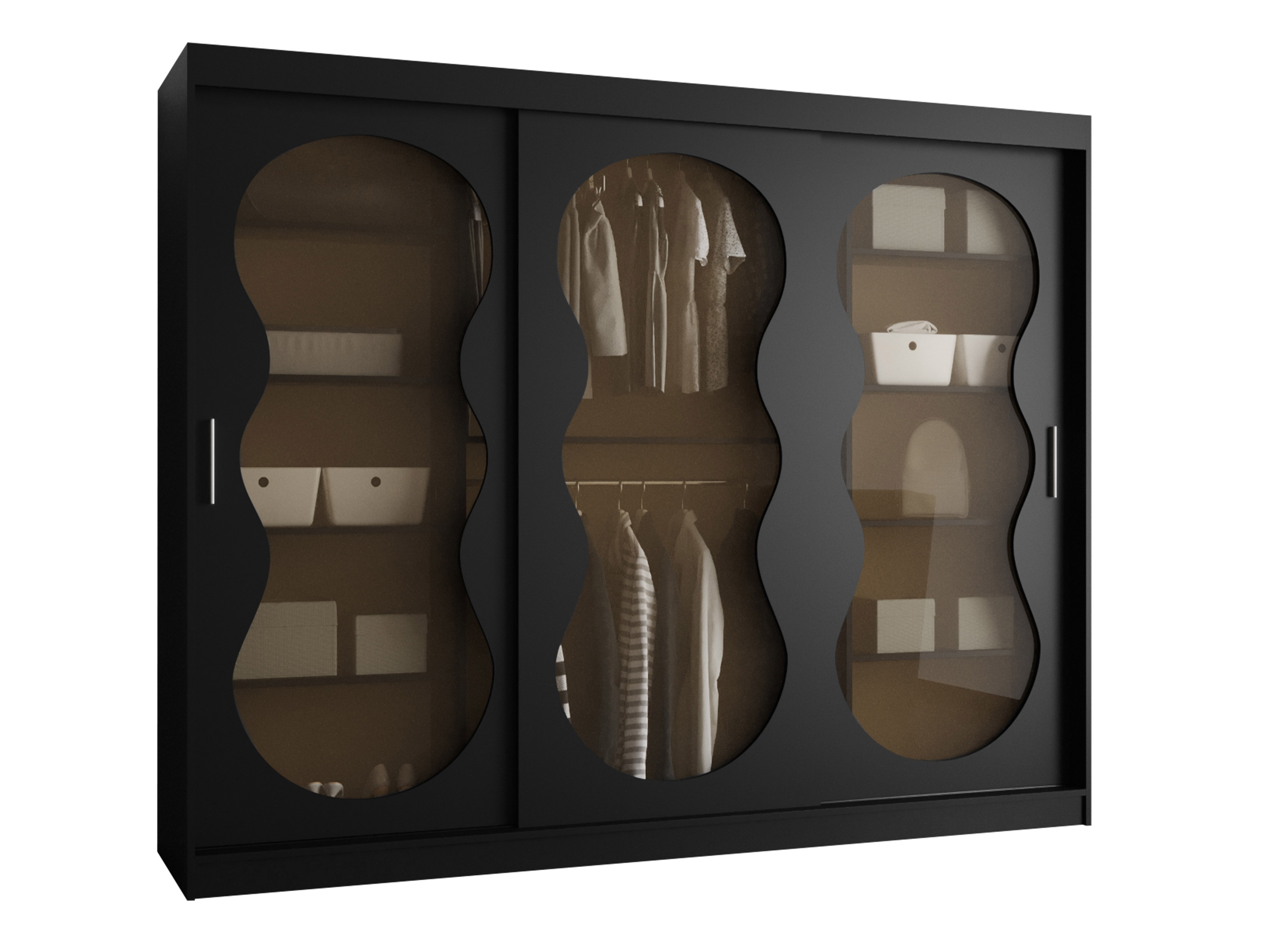 Kledingkast Hartford 534 (Zwart)