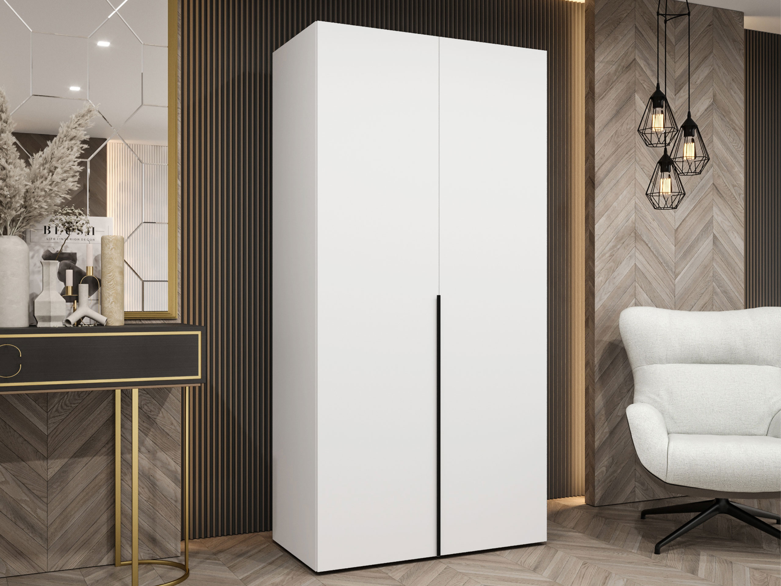 Kledingkast Hartford 535 (Wit)