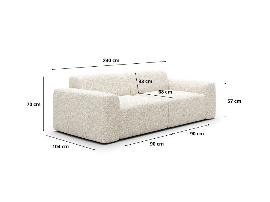 Modulaire sofa Romenoi 100 (Centaur 01)