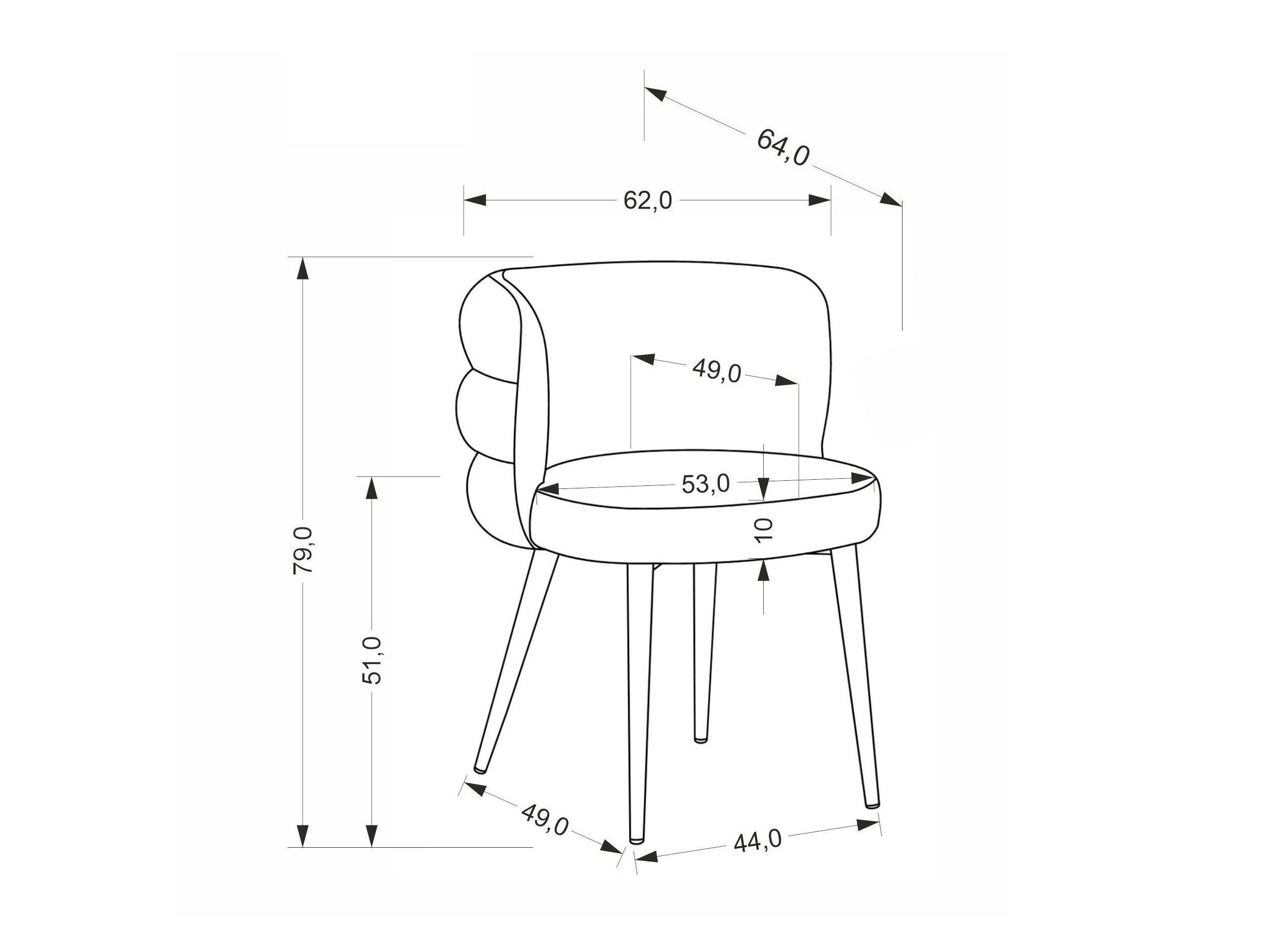 Stoel Houston 2043 (Groen)