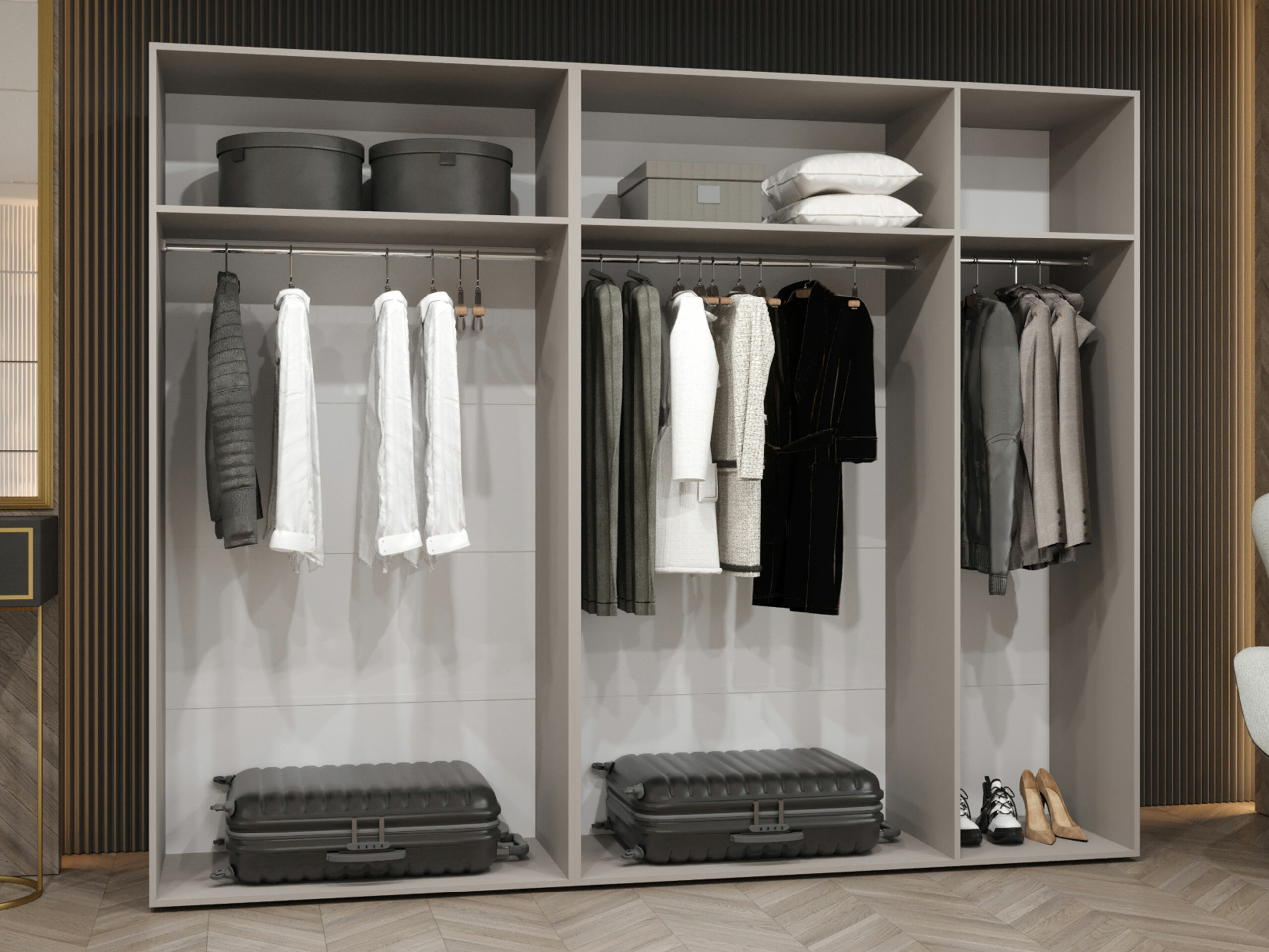 Kledingkast Hartford 538 (Wit)