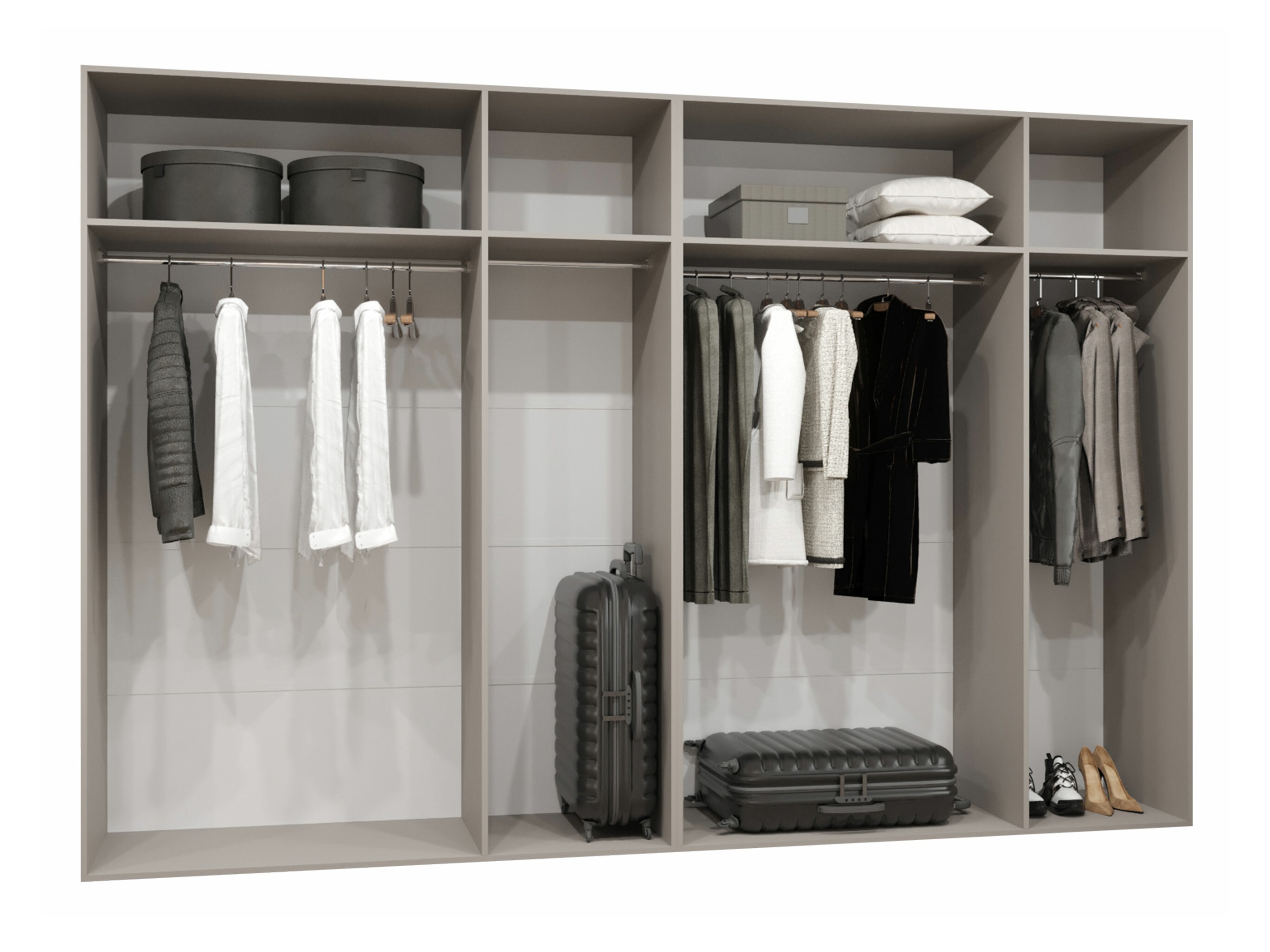 Kledingkast Hartford 539 (Kasjmier)