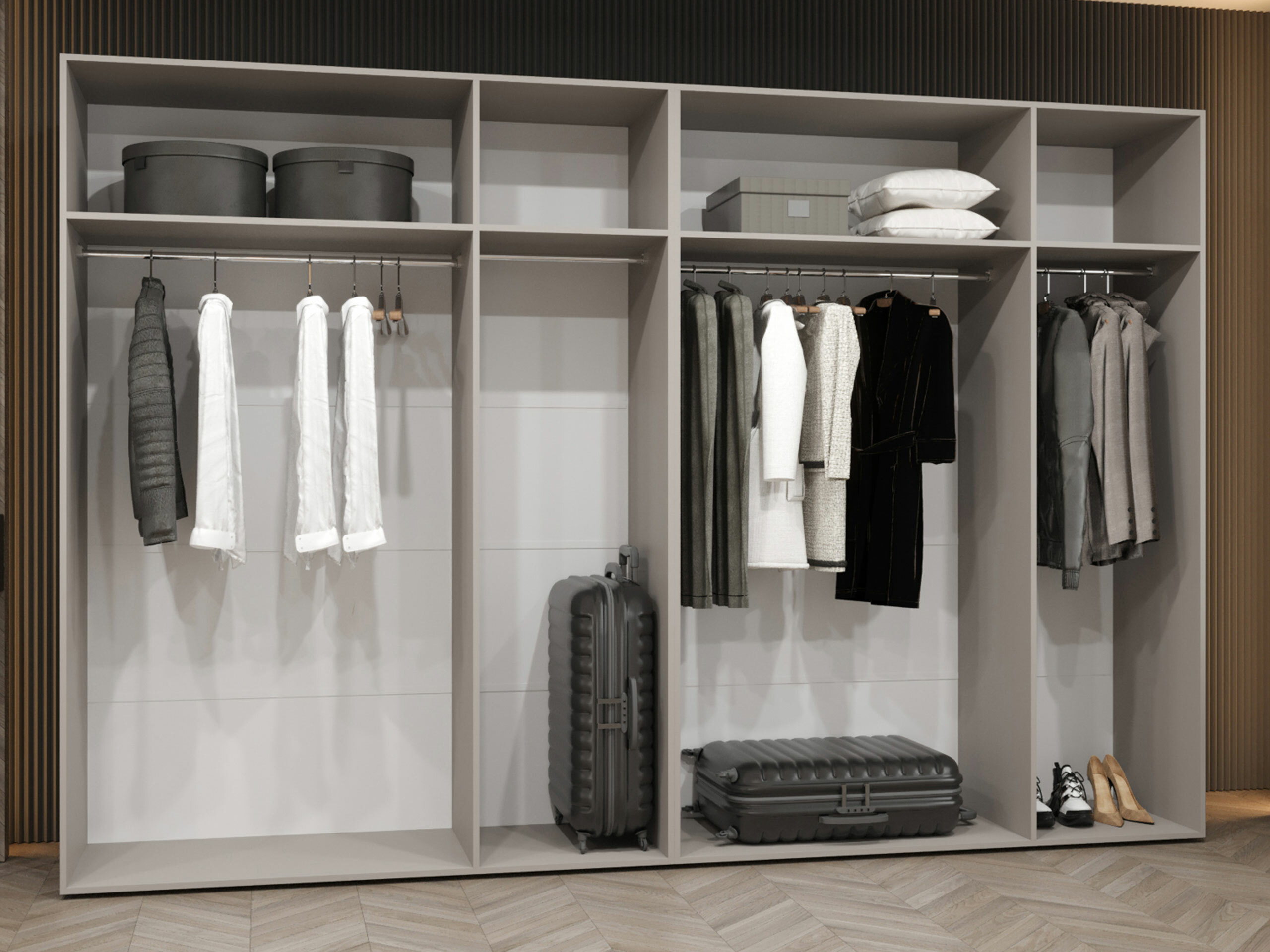 Kledingkast Hartford 539 (Kasjmier)