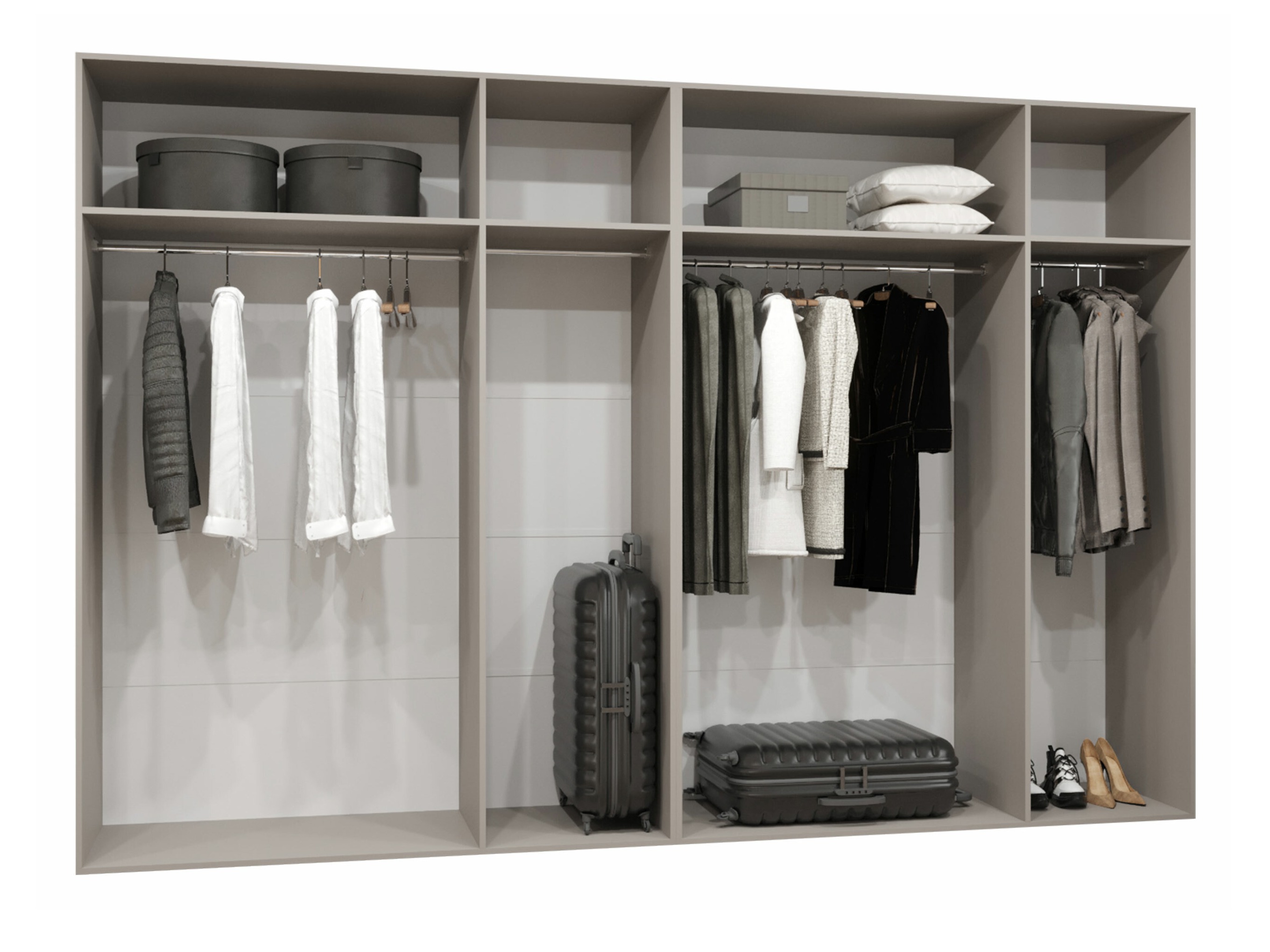 Kledingkast Hartford 539 (Kasjmier)