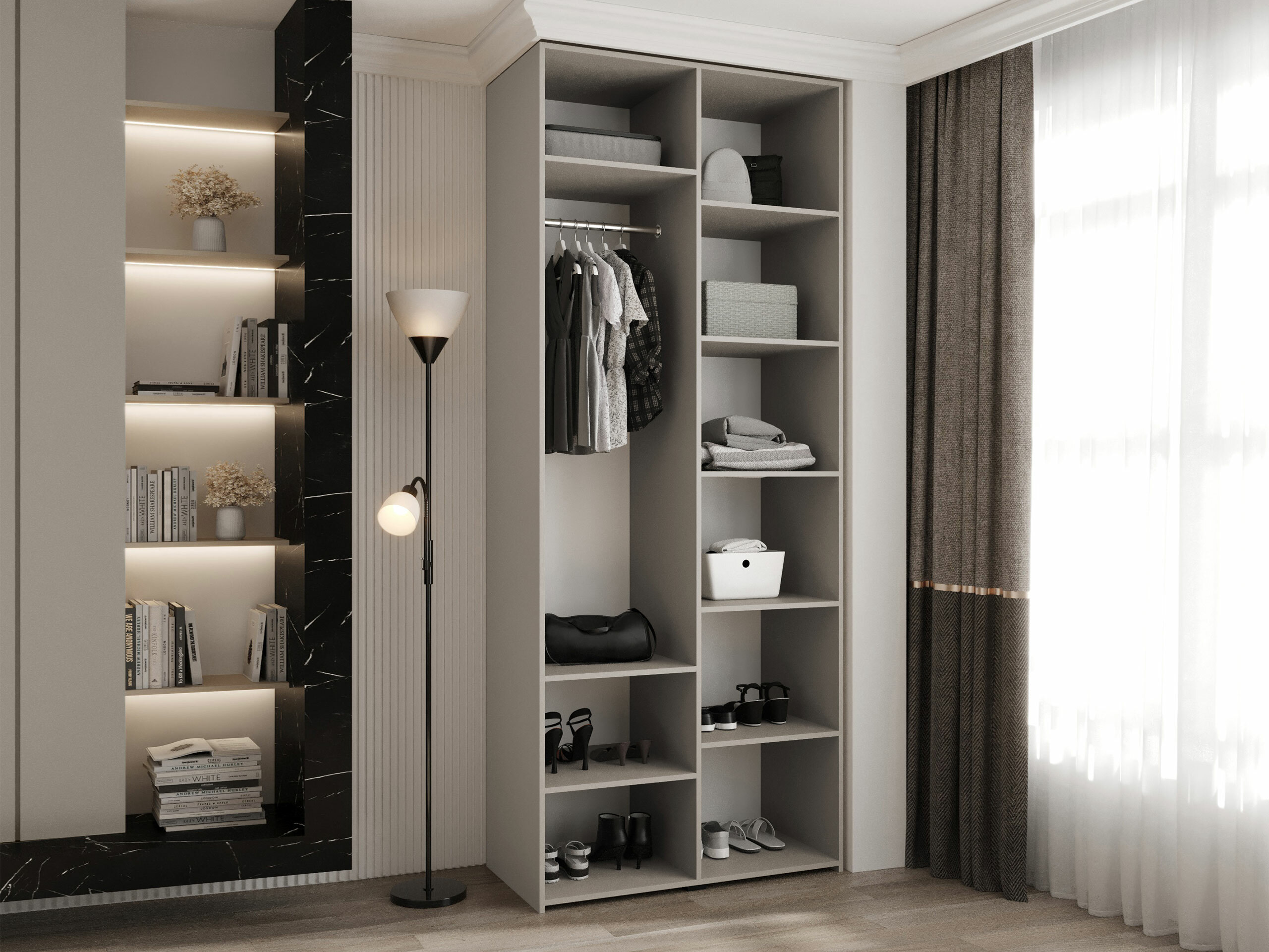 Kledingkast Hartford 540 (Wit)