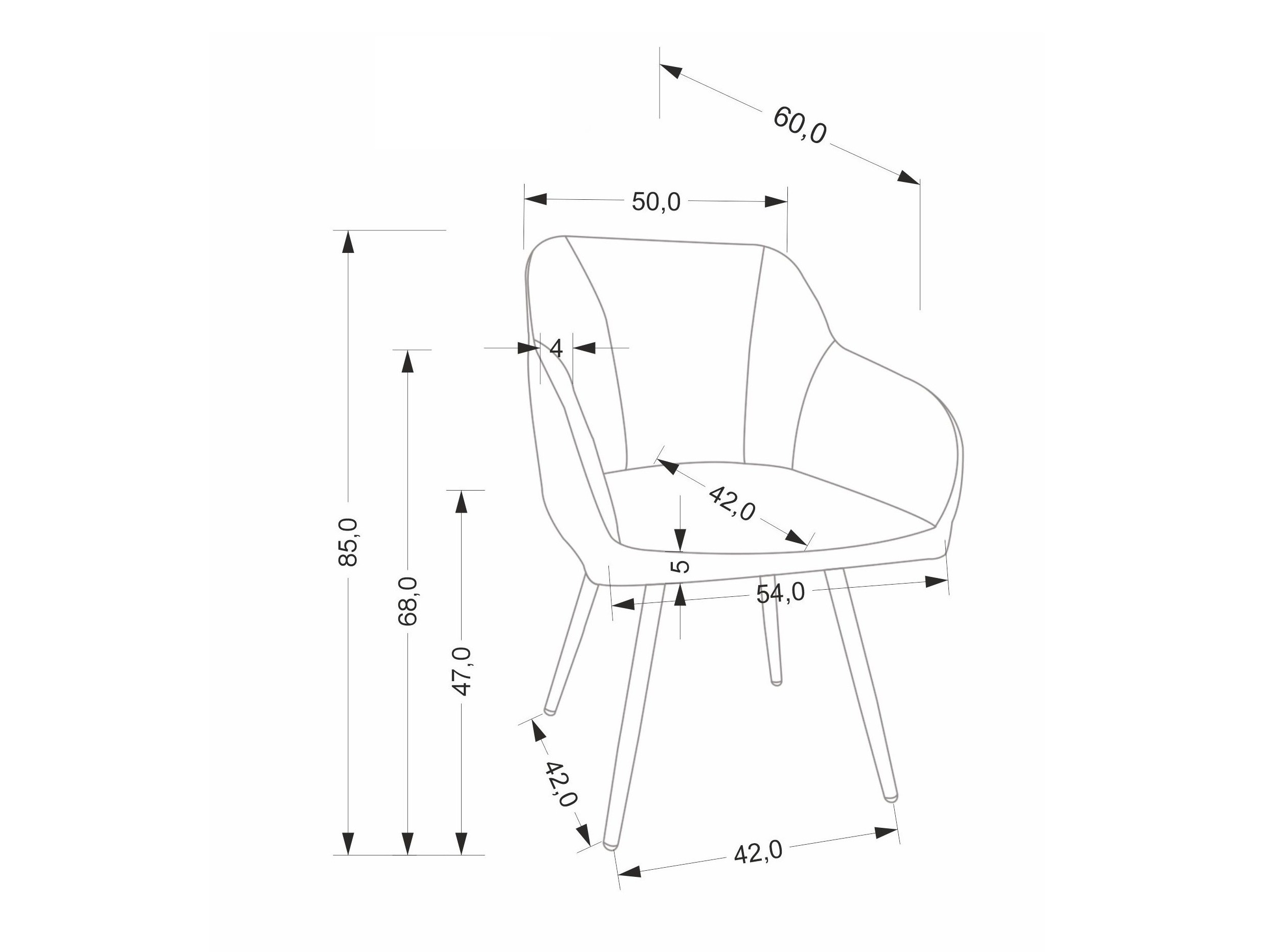 Stoel Houston 2044 (Grijs)