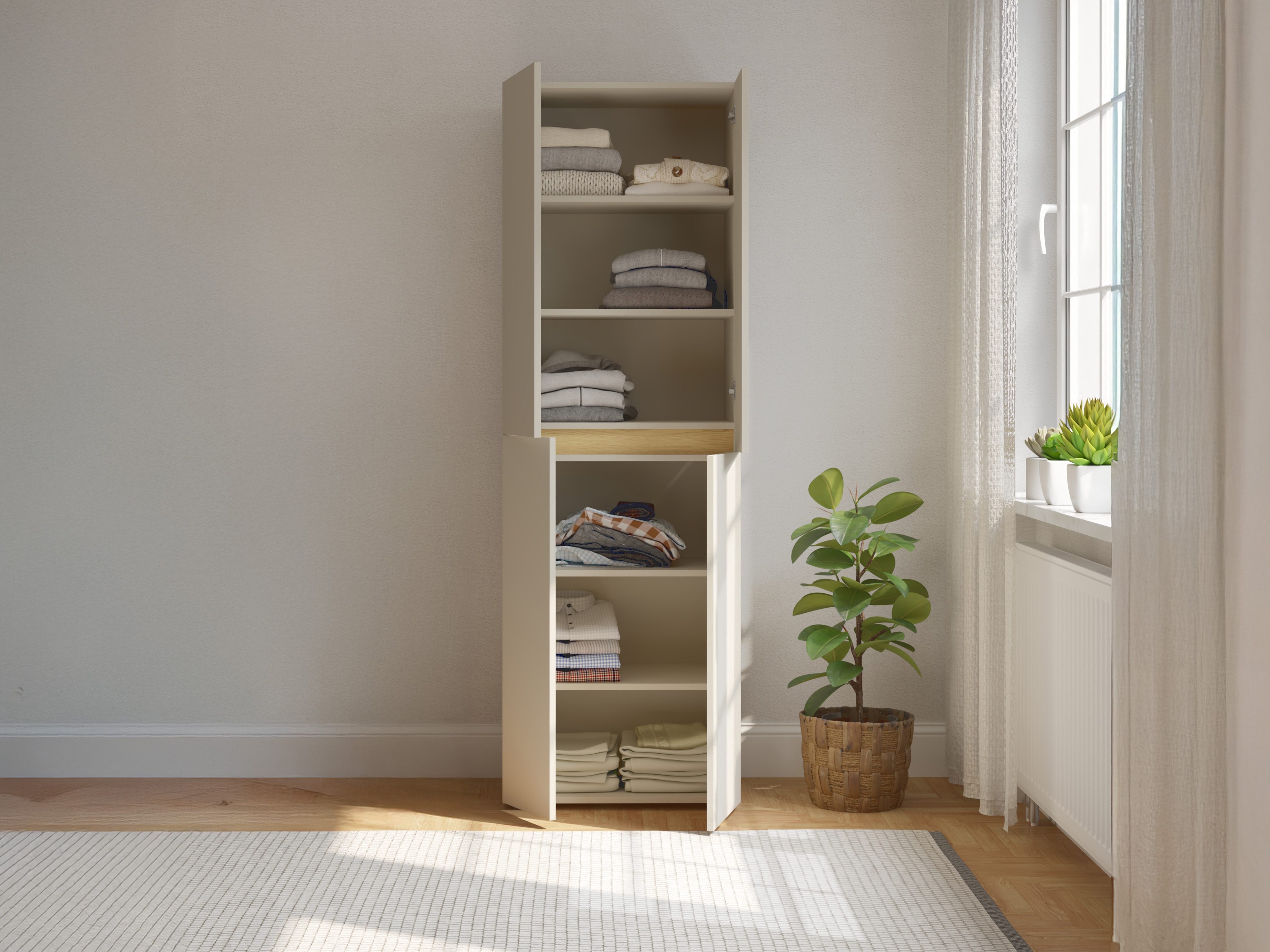 Boekenkast Mavdori 104 (Kasjmier)