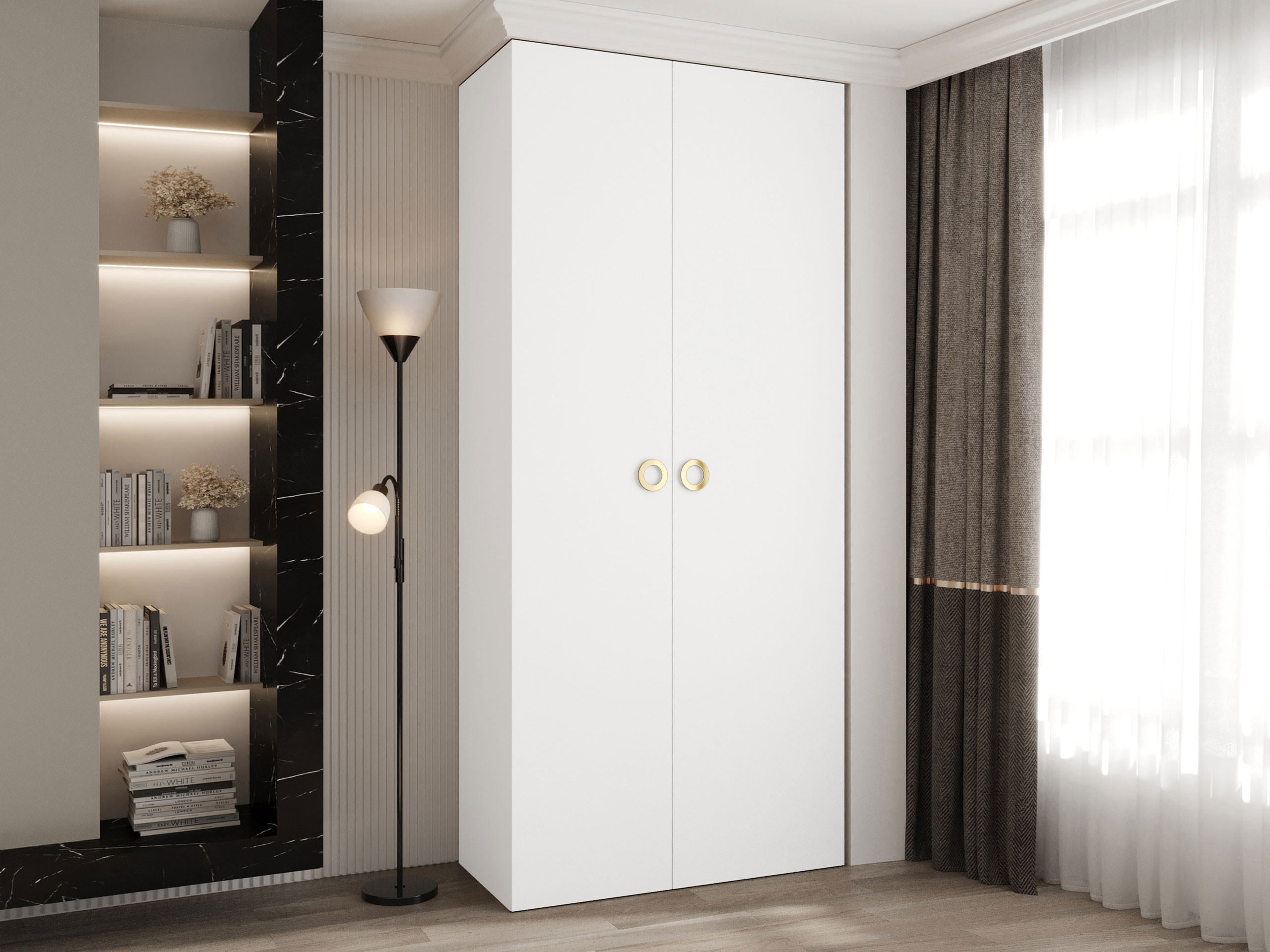 Kledingkast Hartford 540 (Wit)