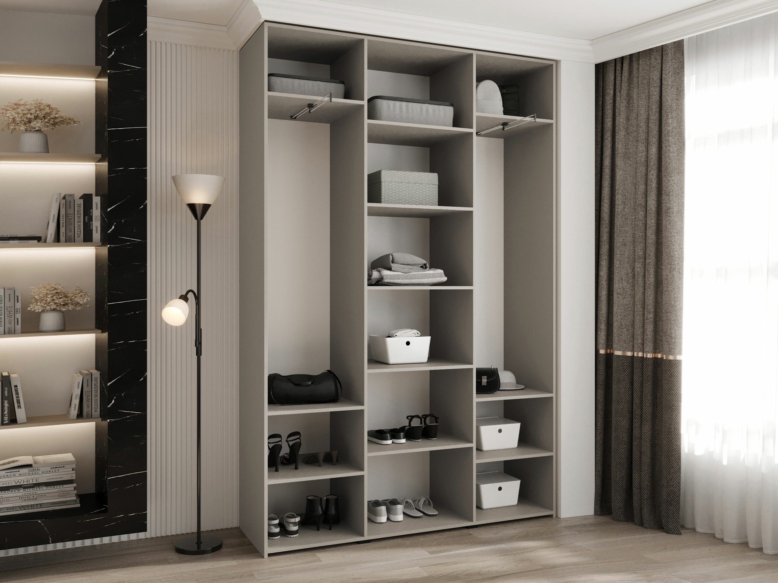 Kledingkast Hartford 544 (Wit)