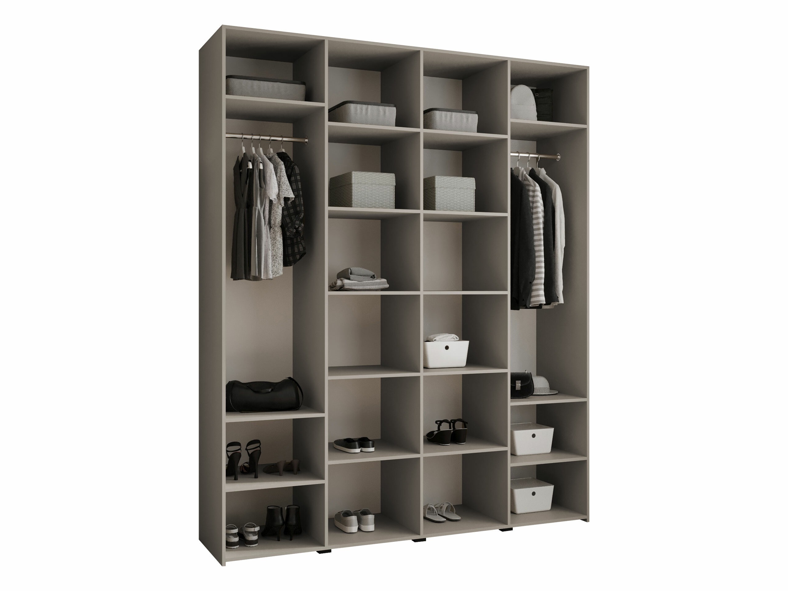 Kledingkast Hartford 554 (Wit)