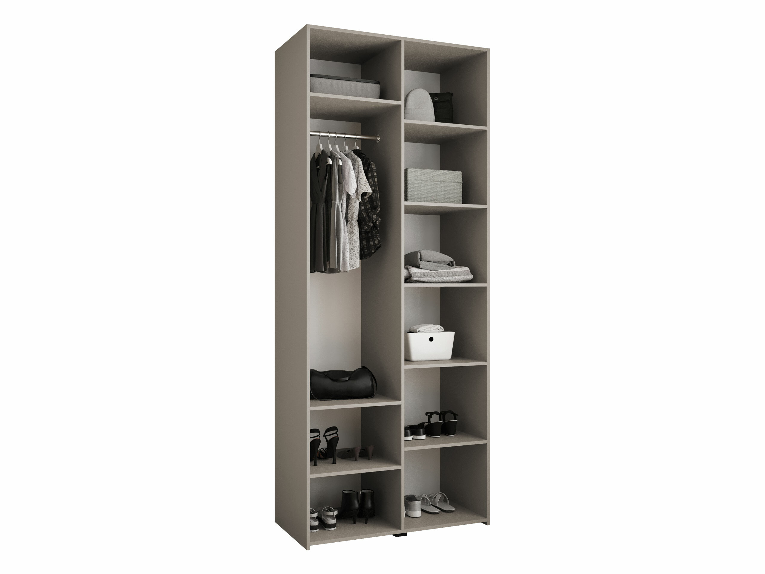 Kledingkast Hartford 562 (Wit)