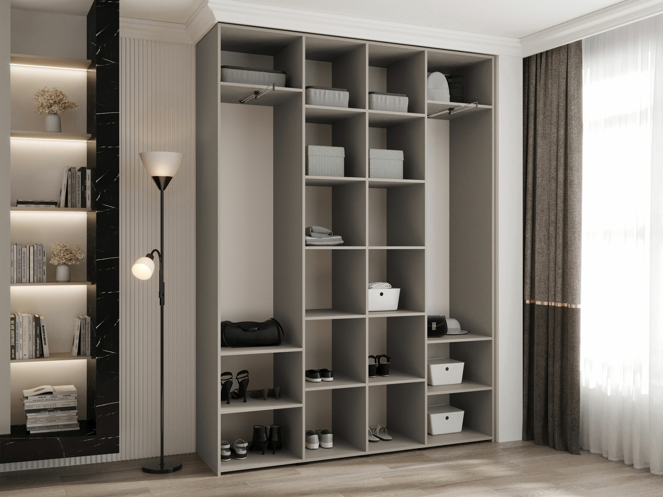 Kledingkast Hartford 564 (Wit)