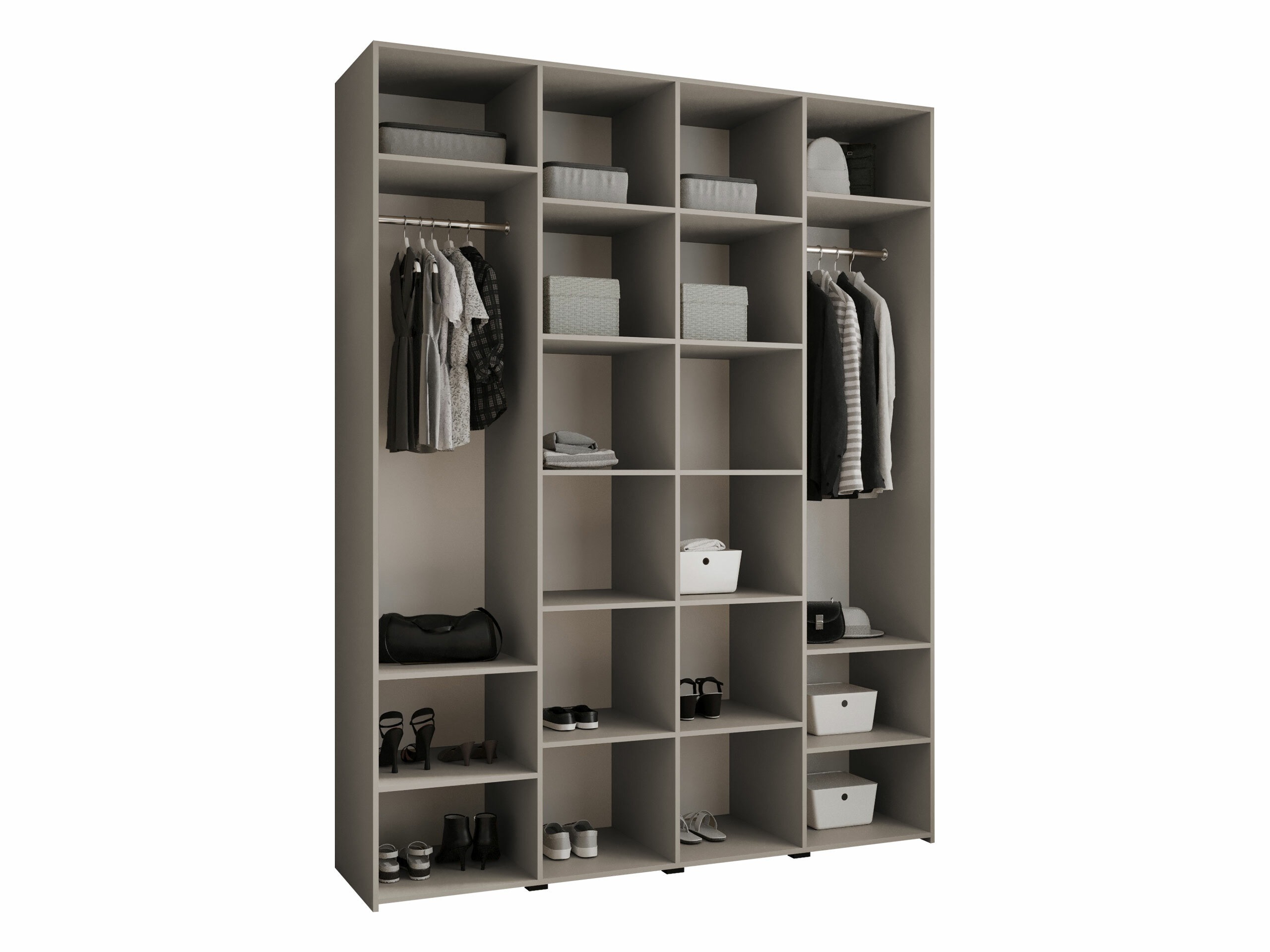 Kledingkast Hartford 564 (Wit)