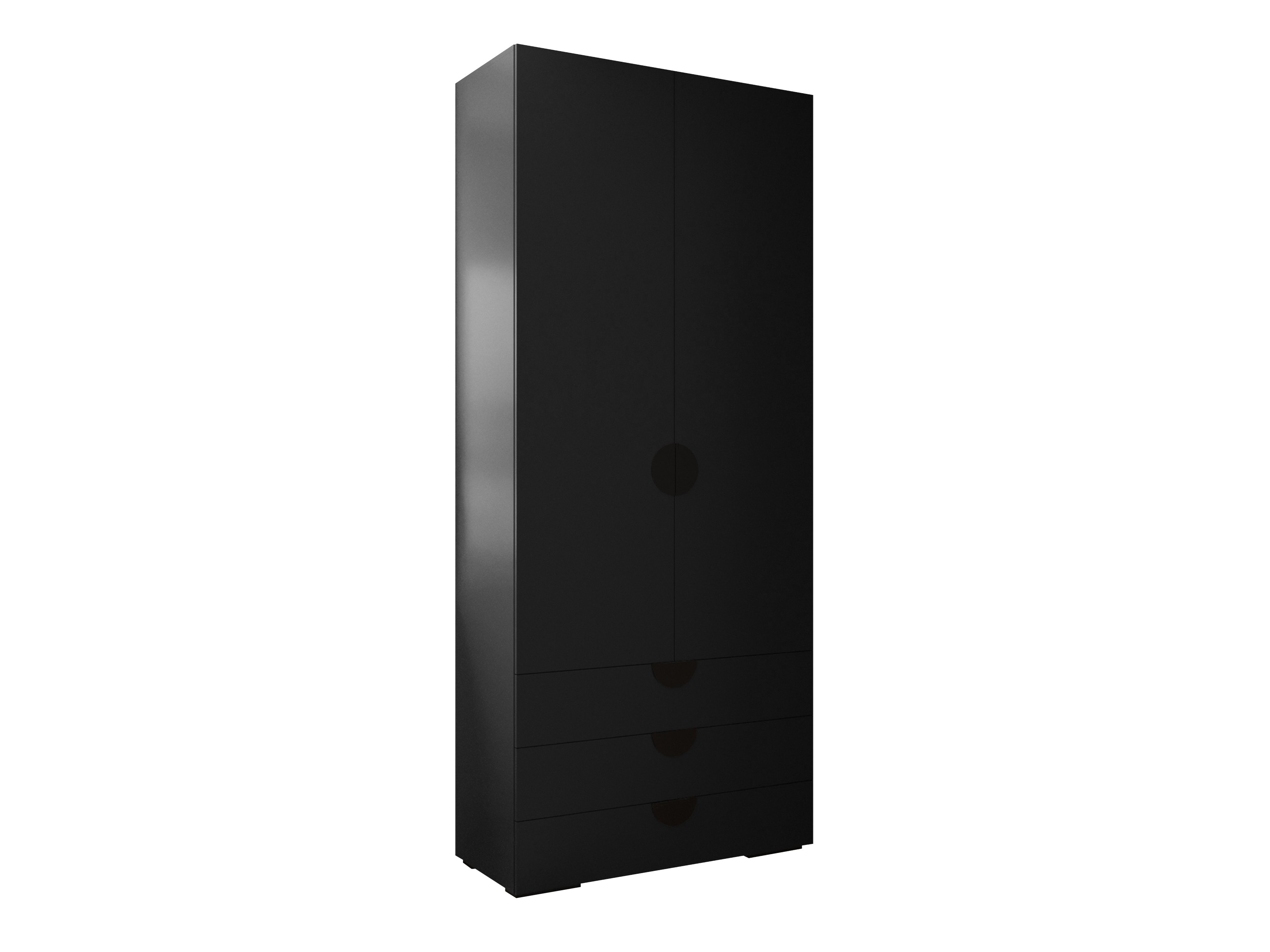 Kledingkast Hartford 565 (Zwart)