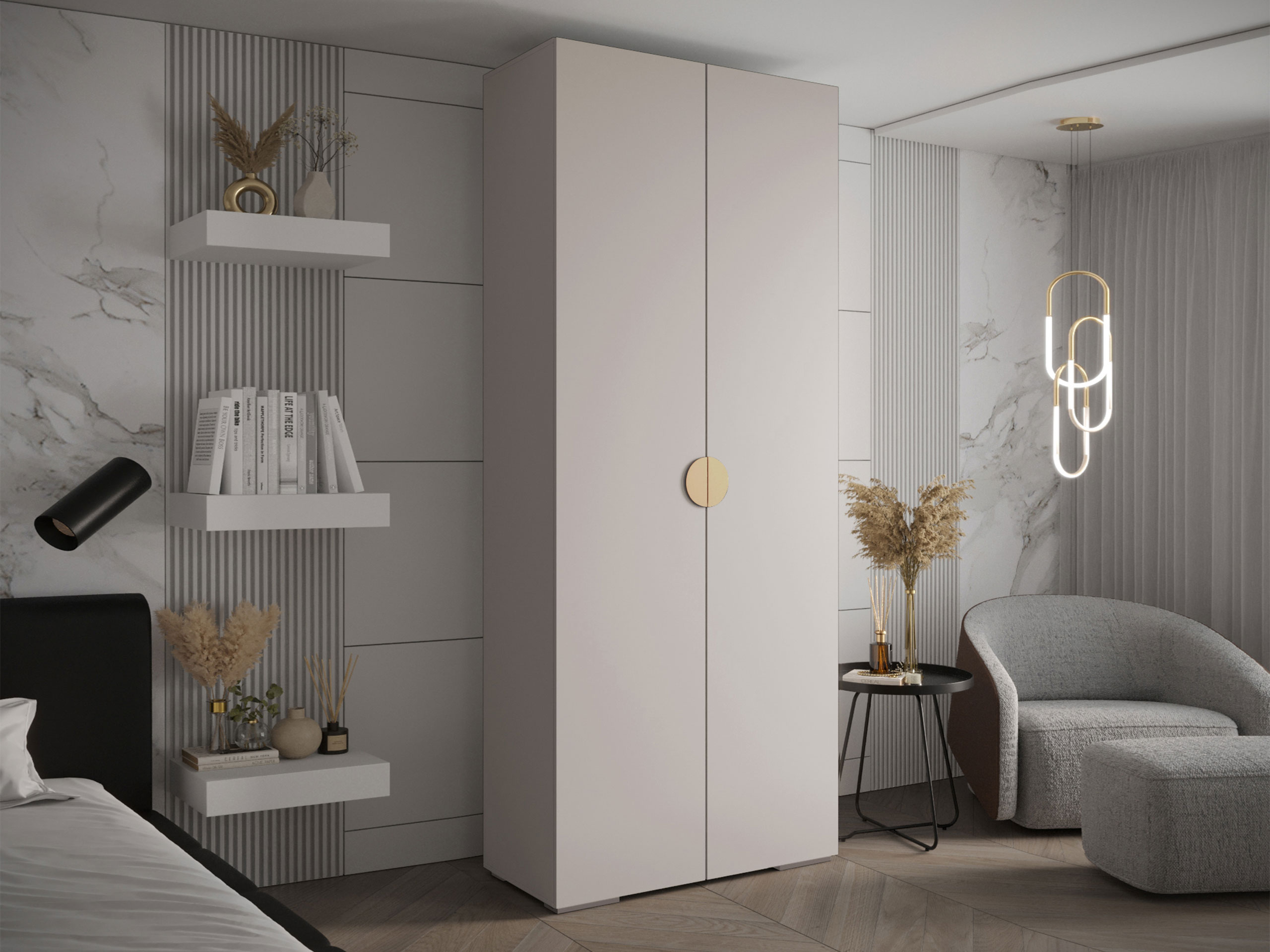 Kledingkast Hartford 566 (Kasjmier)