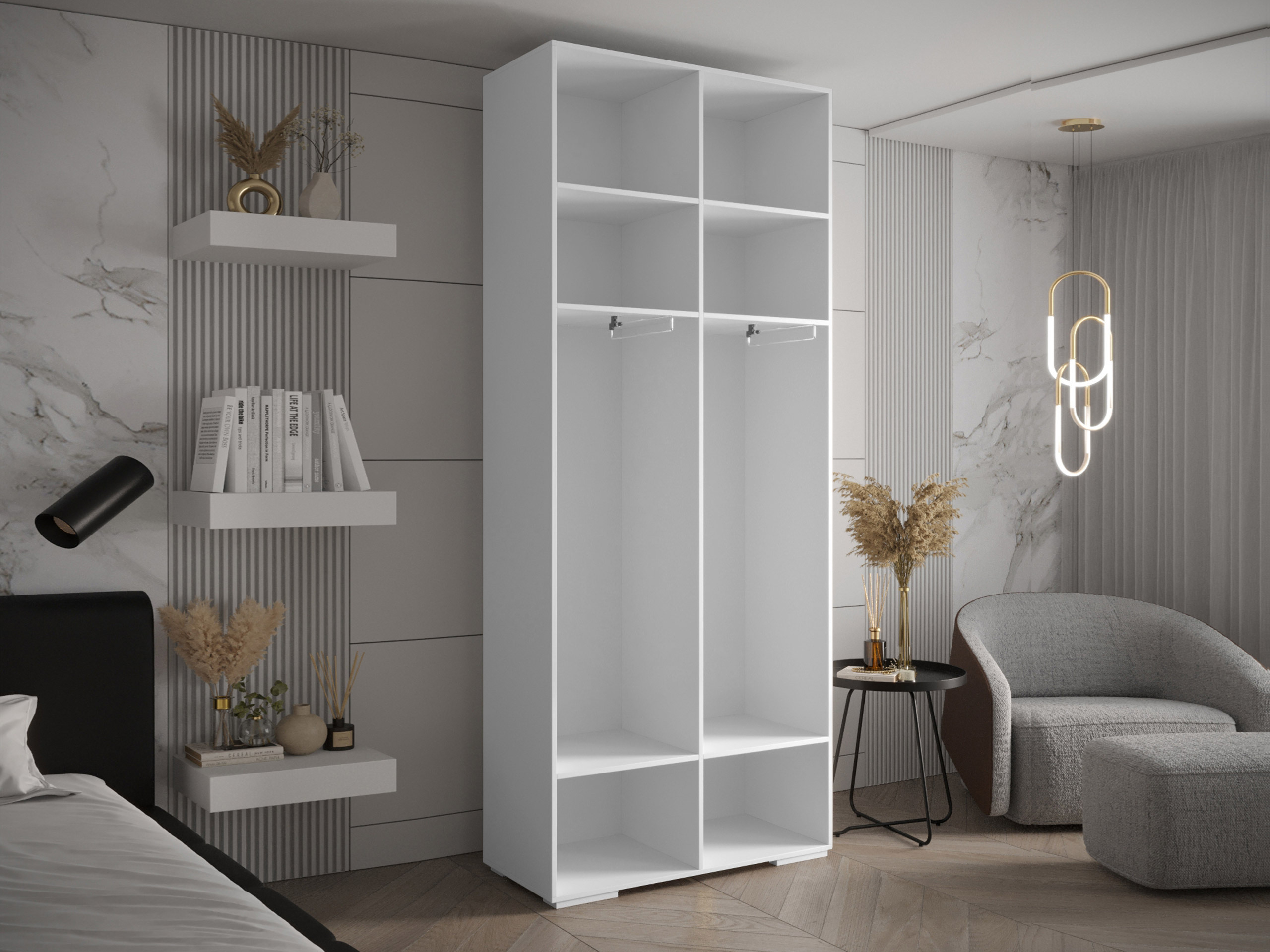 Kledingkast Hartford 566 (Kasjmier)