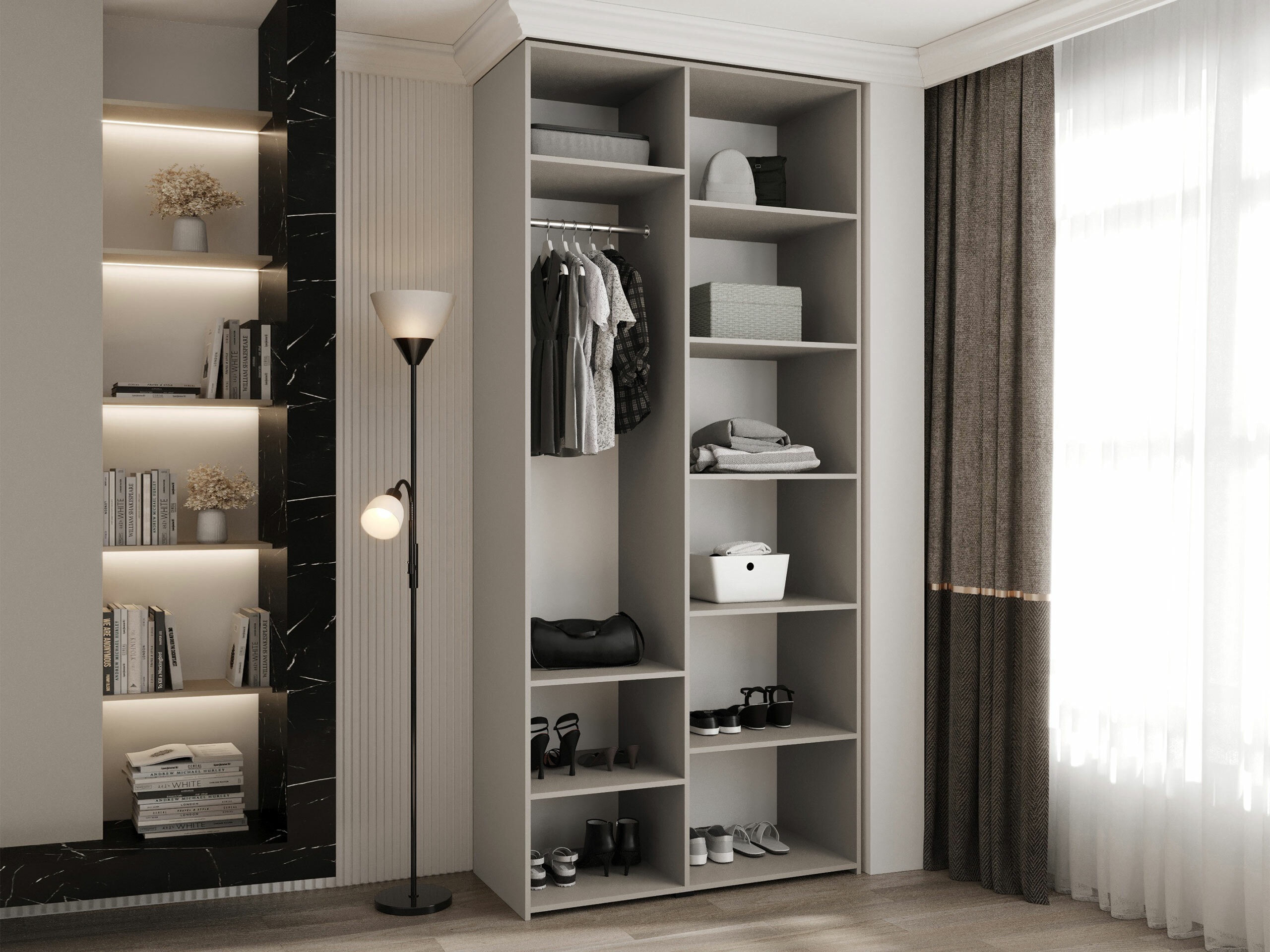 Kledingkast Hartford 569 (Kasjmier)