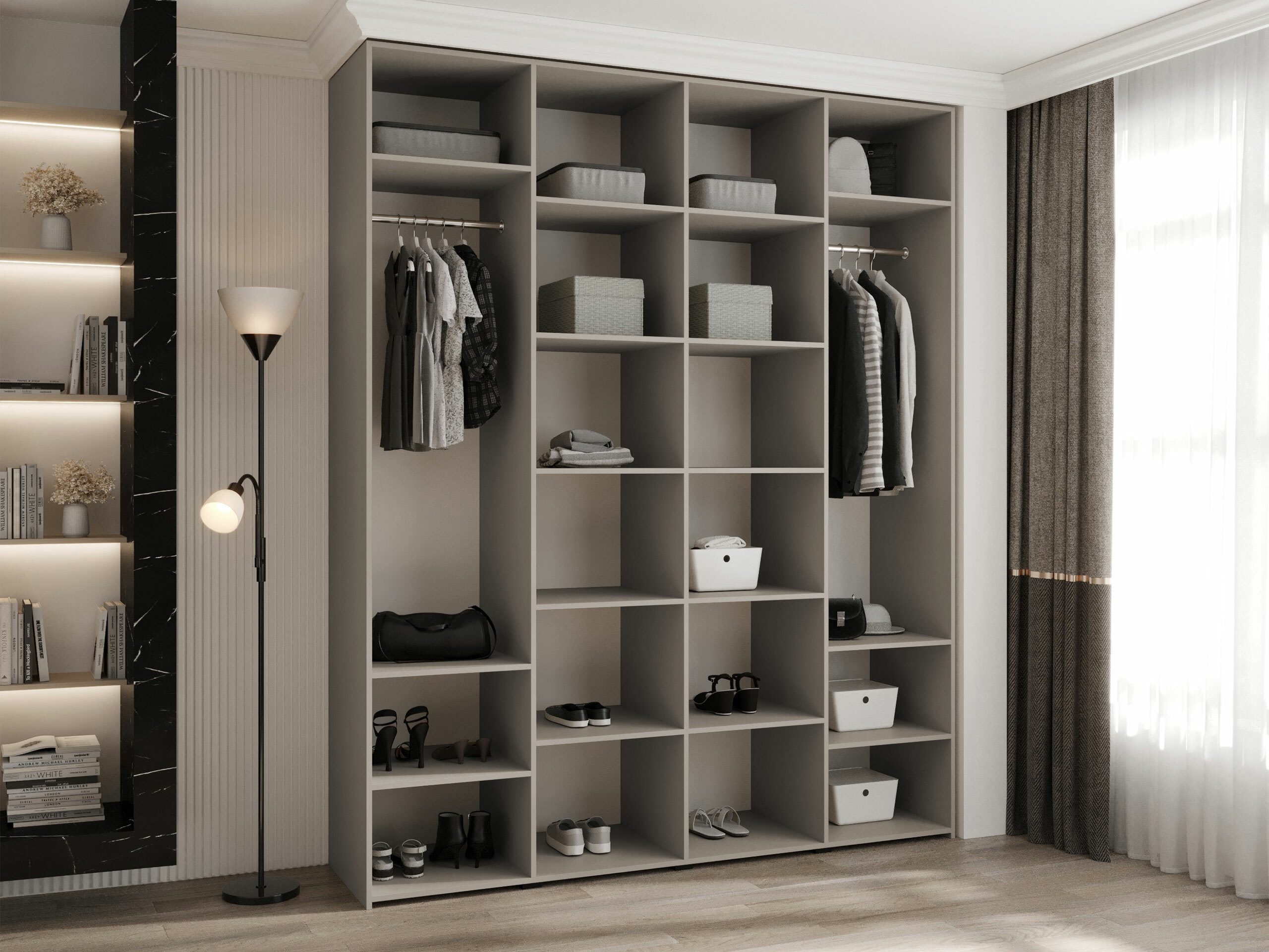 Kledingkast Hartford 570 (Kasjmier)