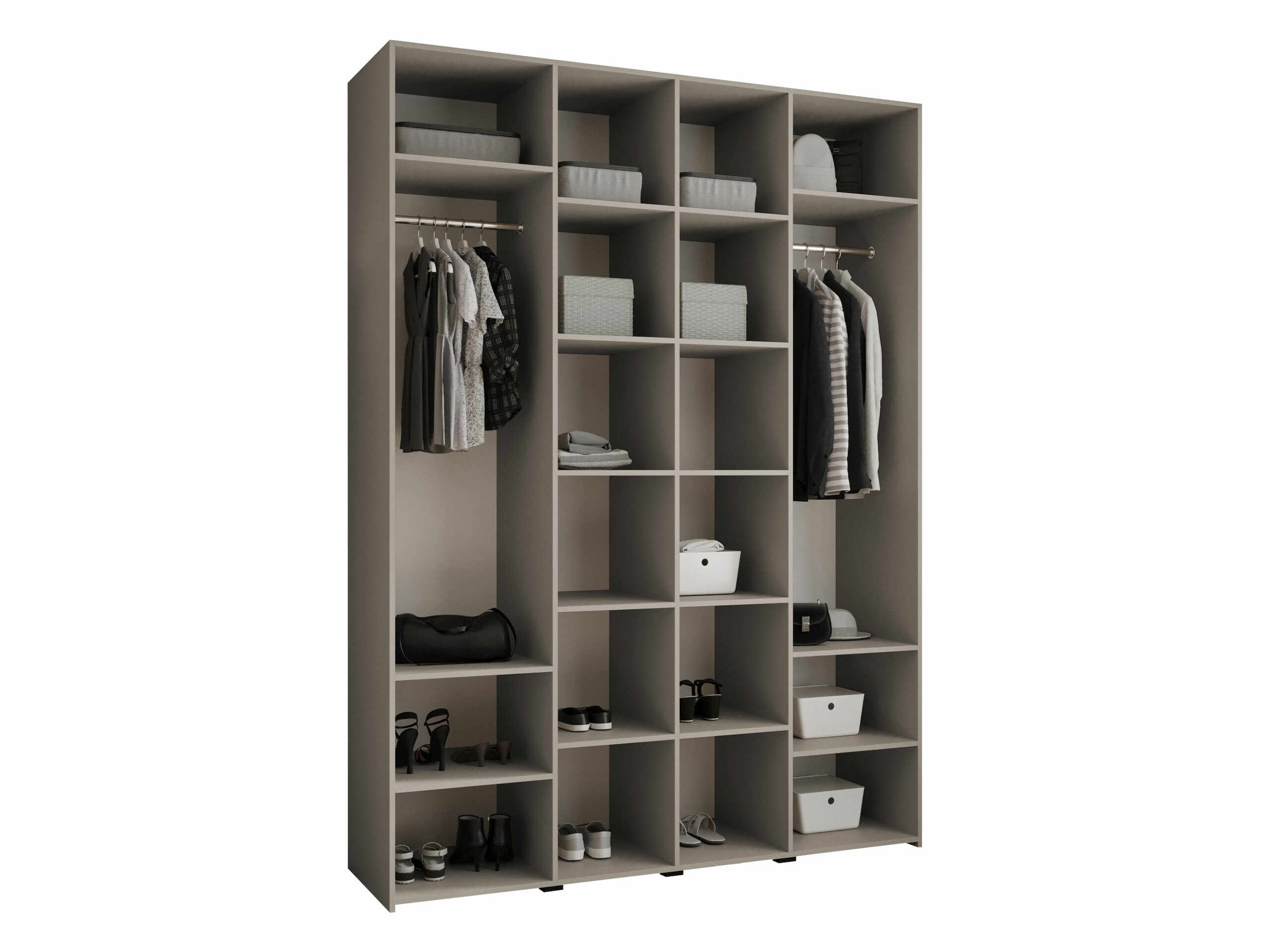 Kledingkast Hartford 570 (Wit)