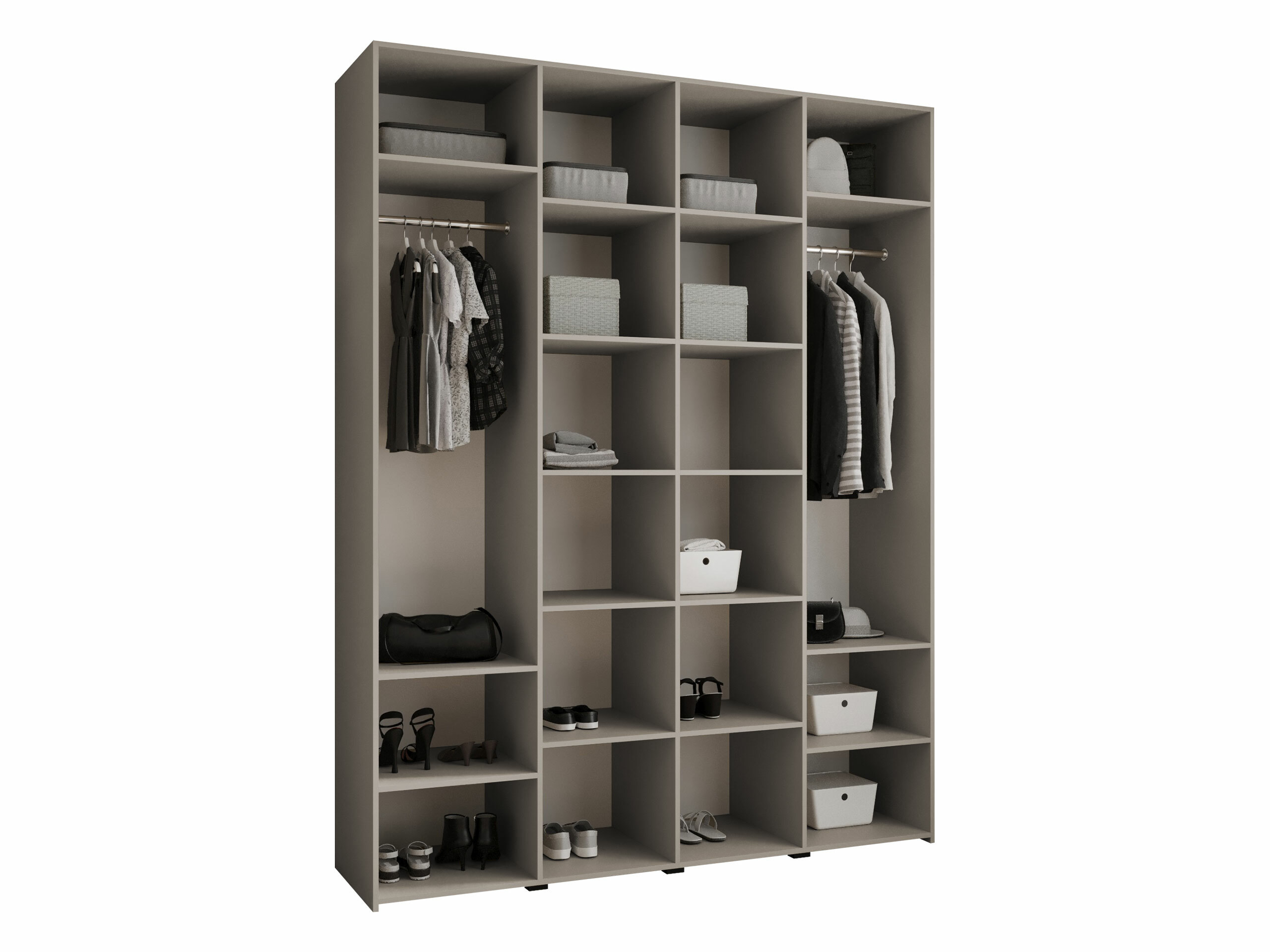 Kledingkast Hartford 570 (Wit)