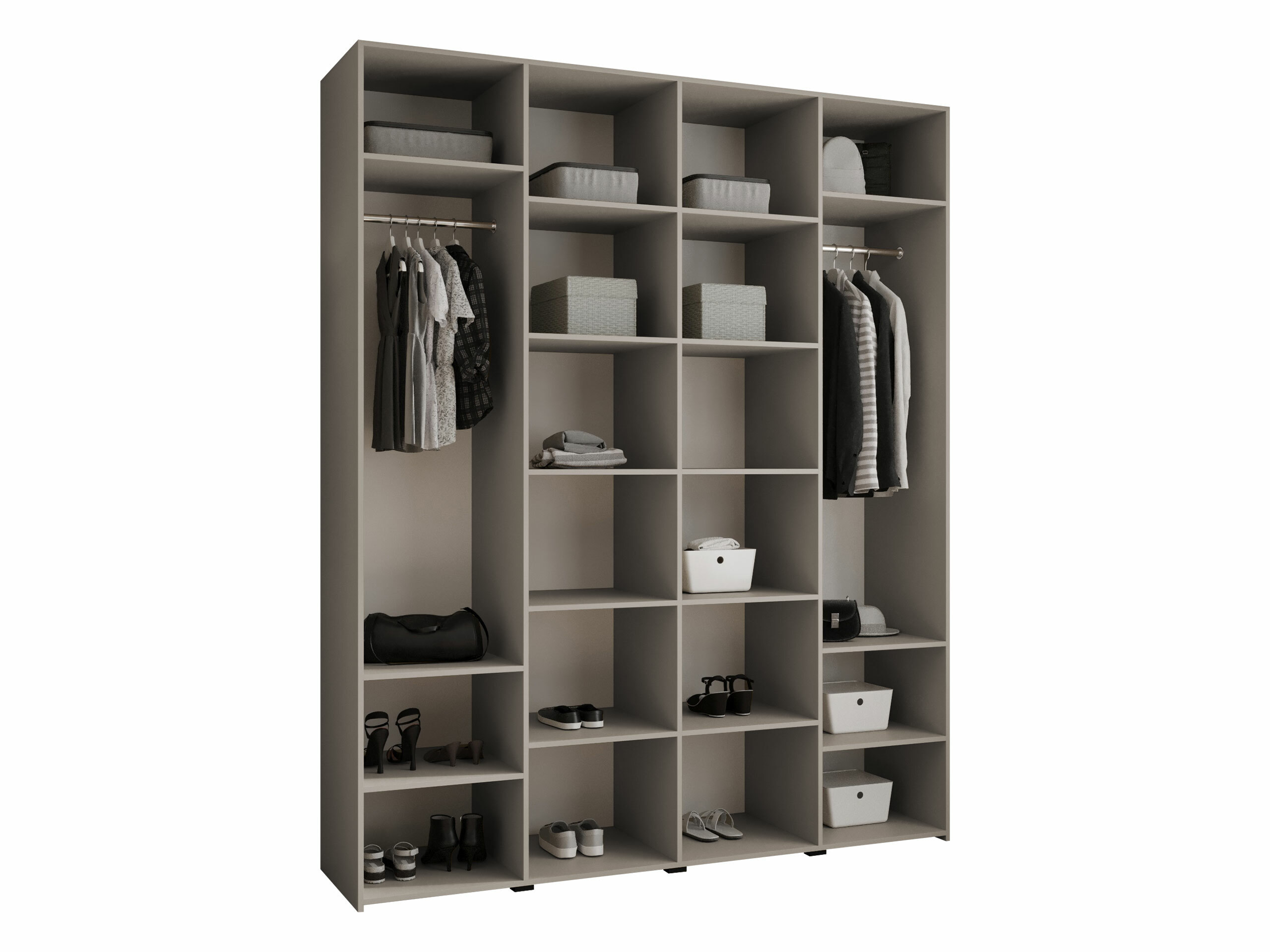 Kledingkast Hartford 570 (Wit)