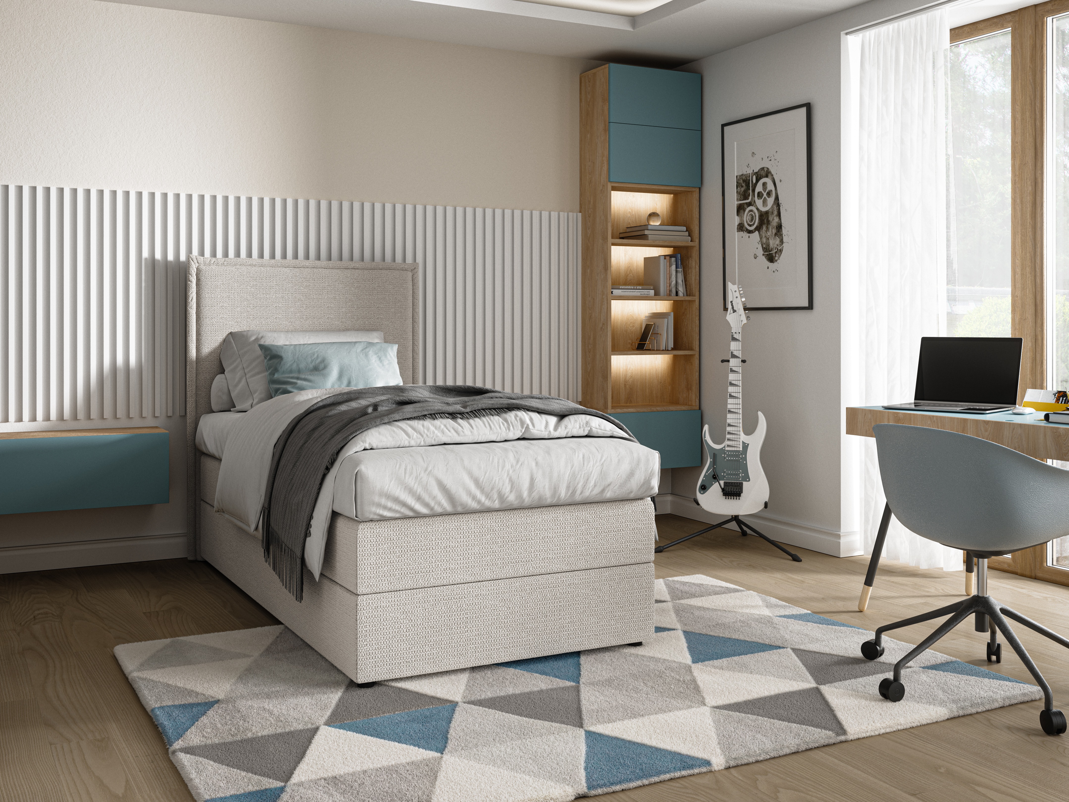 Boxspring Franklin 176 (Aragon 01)