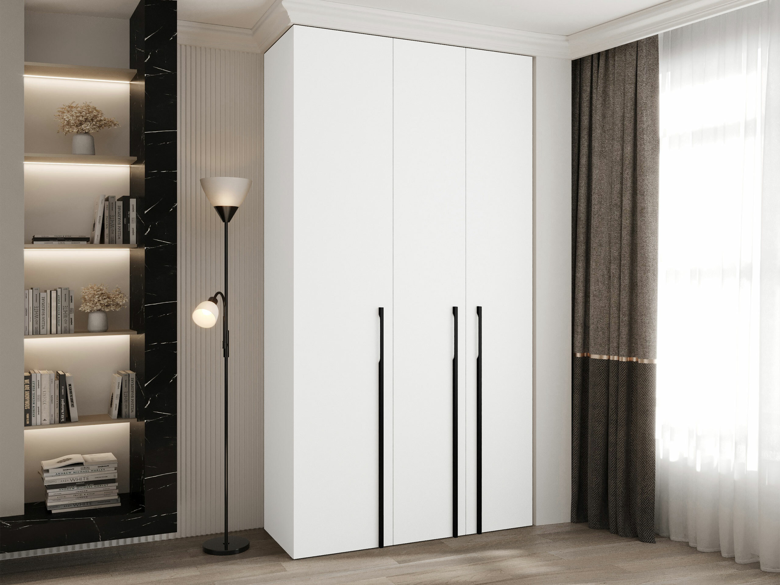 Kledingkast Hartford 571 (Wit)