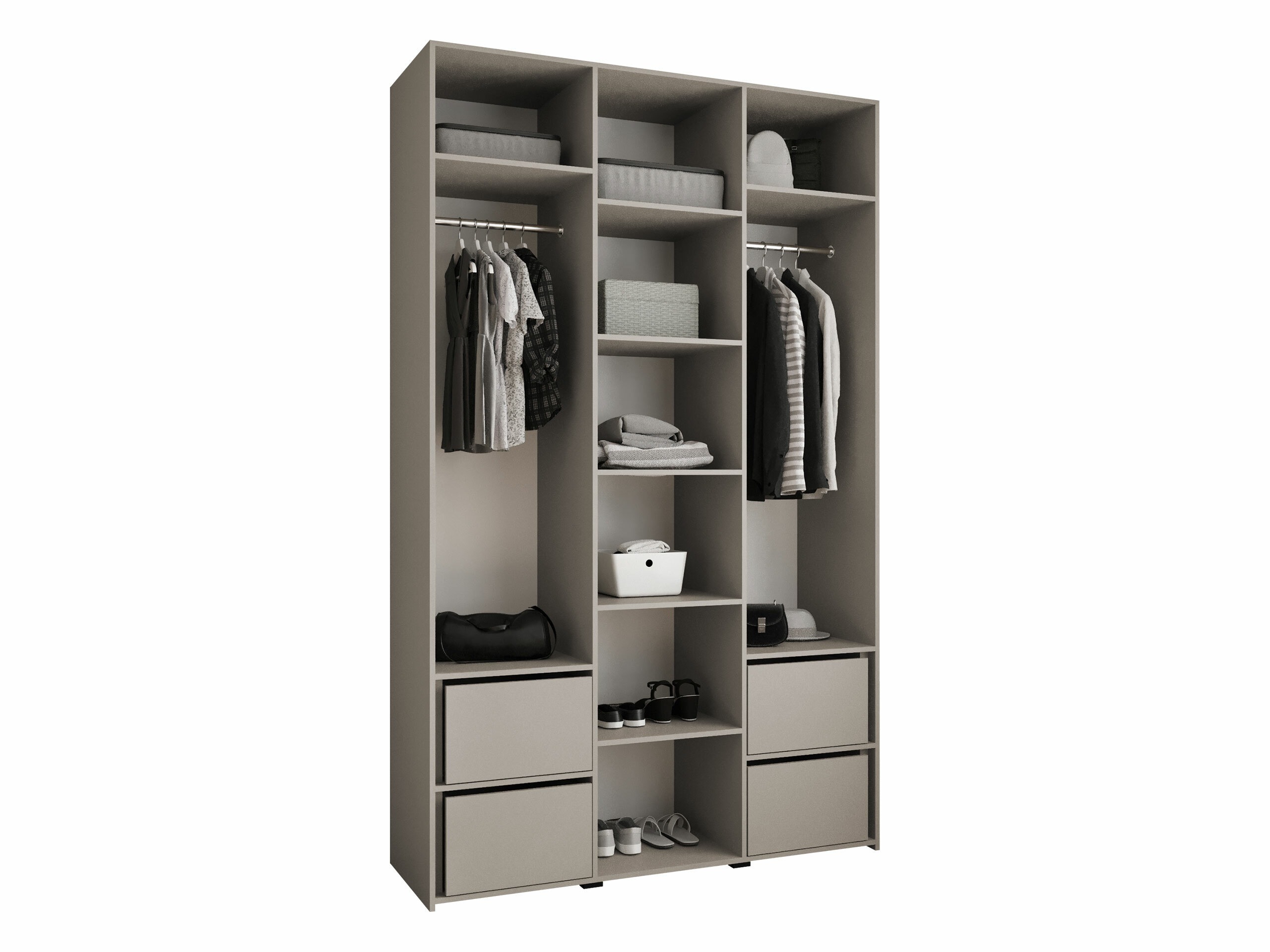 Kledingkast Hartford 571 (Wit)