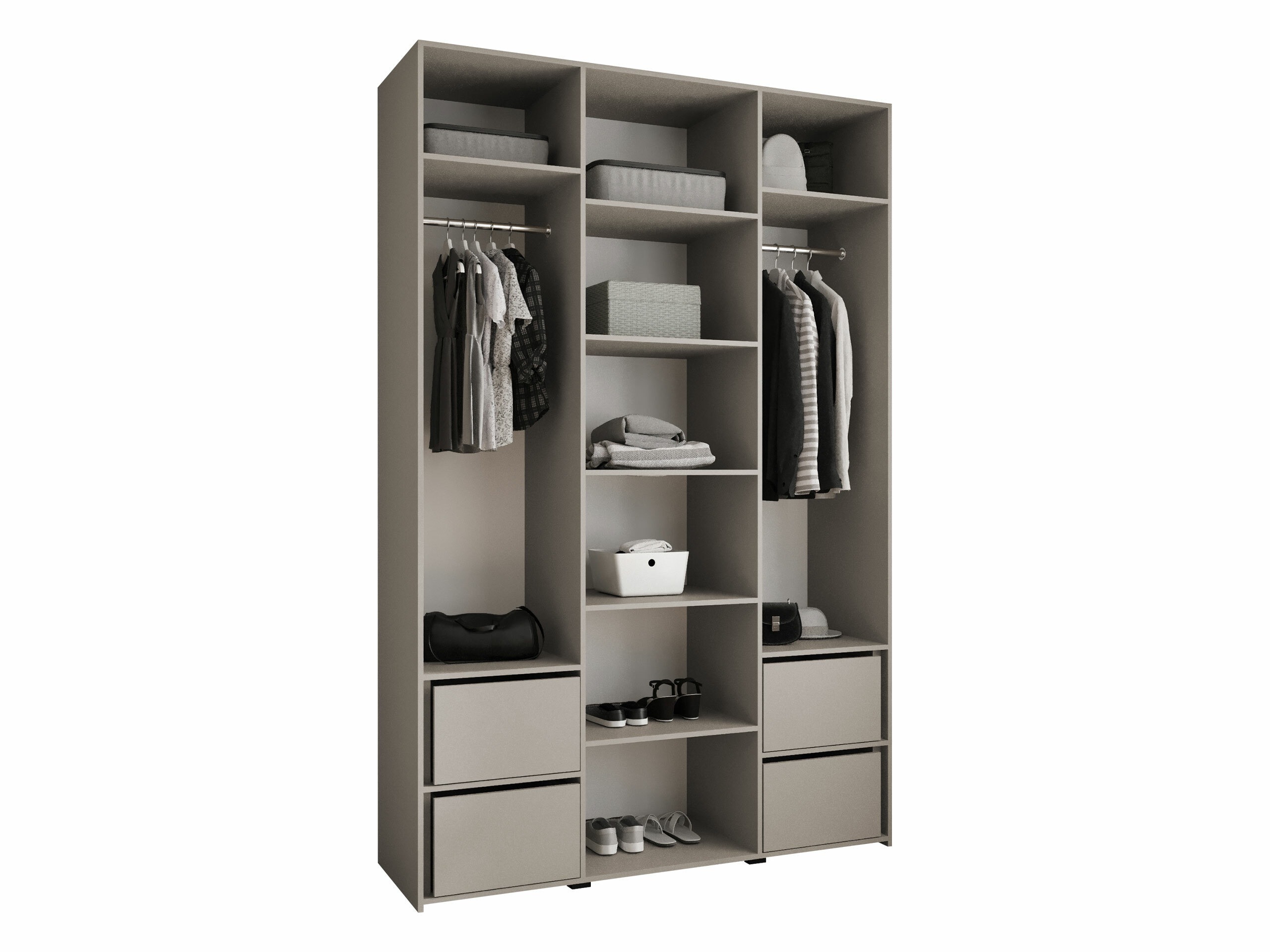 Kledingkast Hartford 571 (Wit)