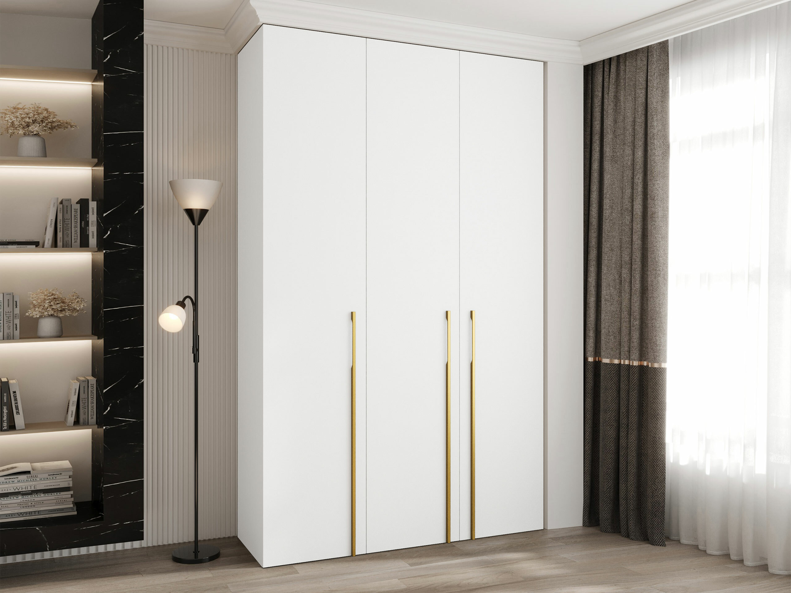 Kledingkast Hartford 571 (Wit)