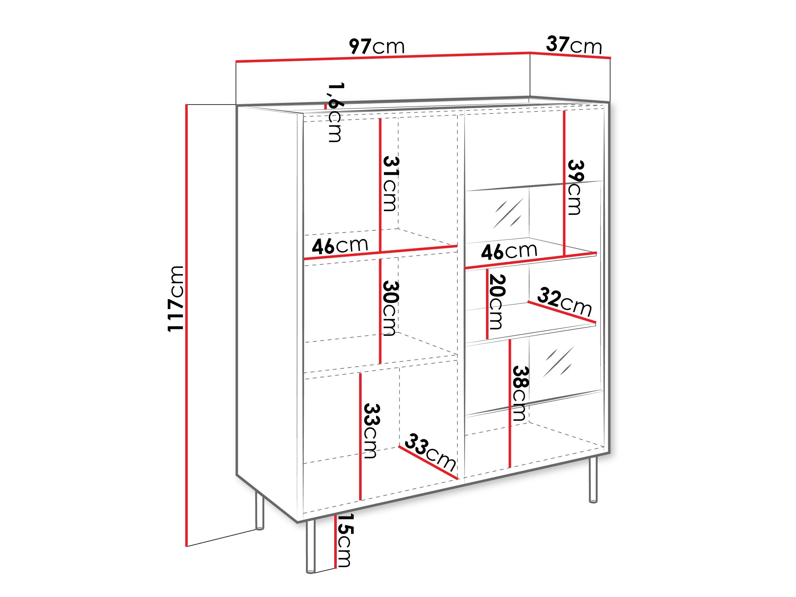 Dressoir Comfivo Belviro 107