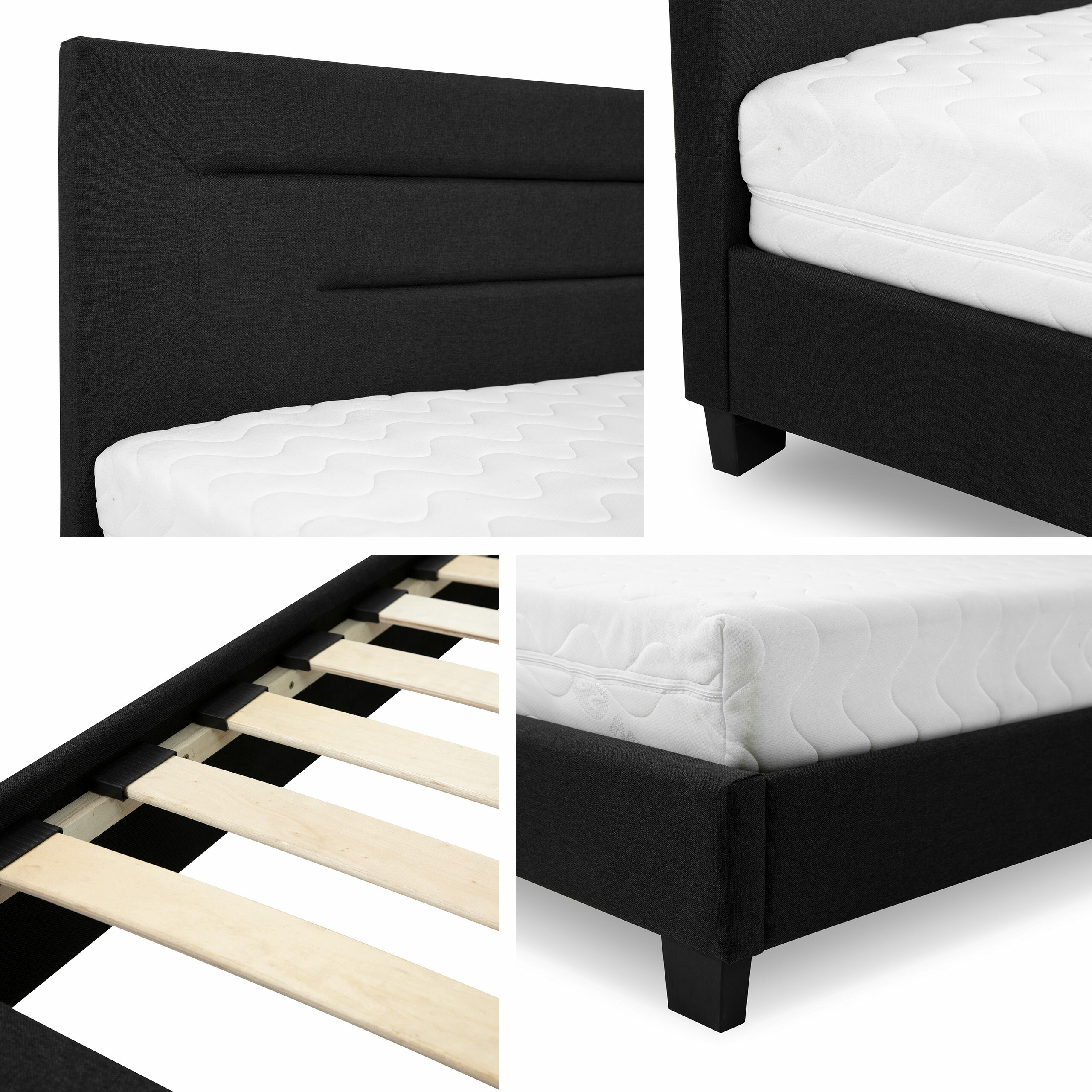 Bed Comfivo 327 (Lichtgrijs)