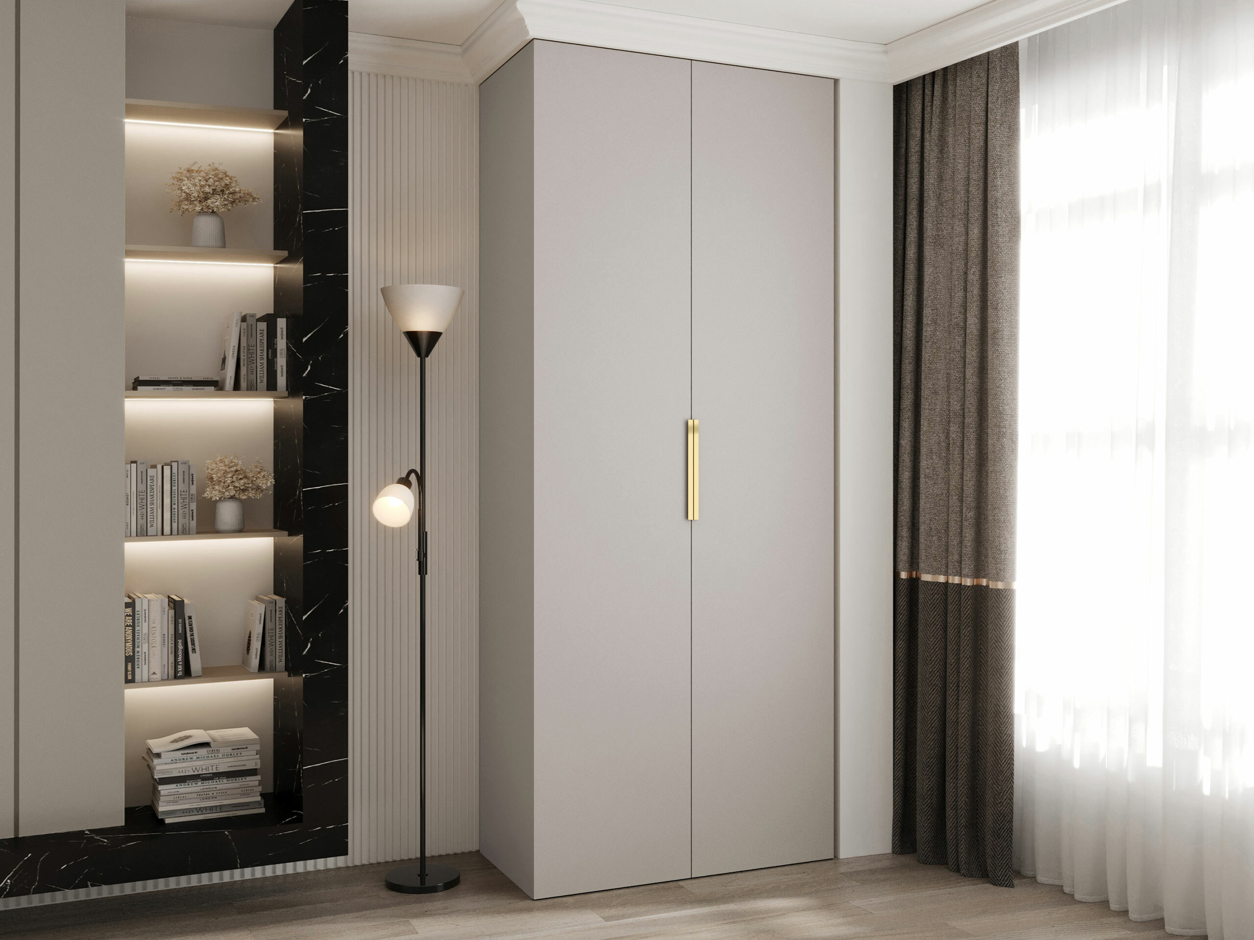 Kledingkast Hartford 572 (Kasjmier)