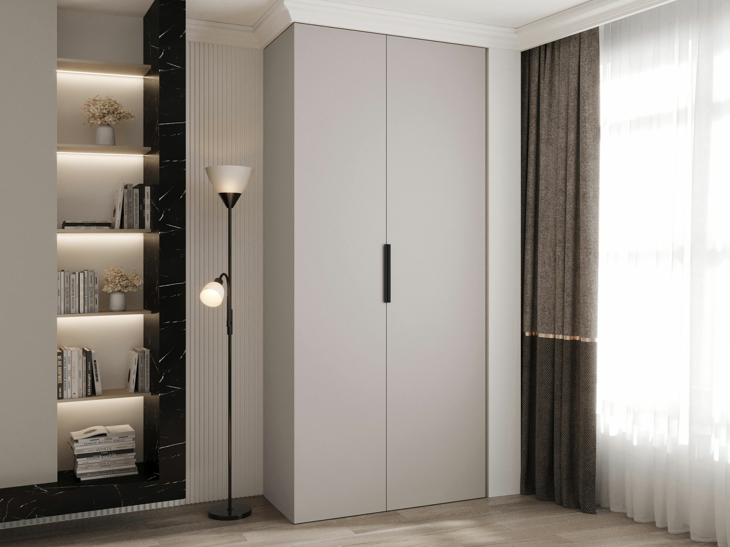 Kledingkast Hartford 572 (Kasjmier)