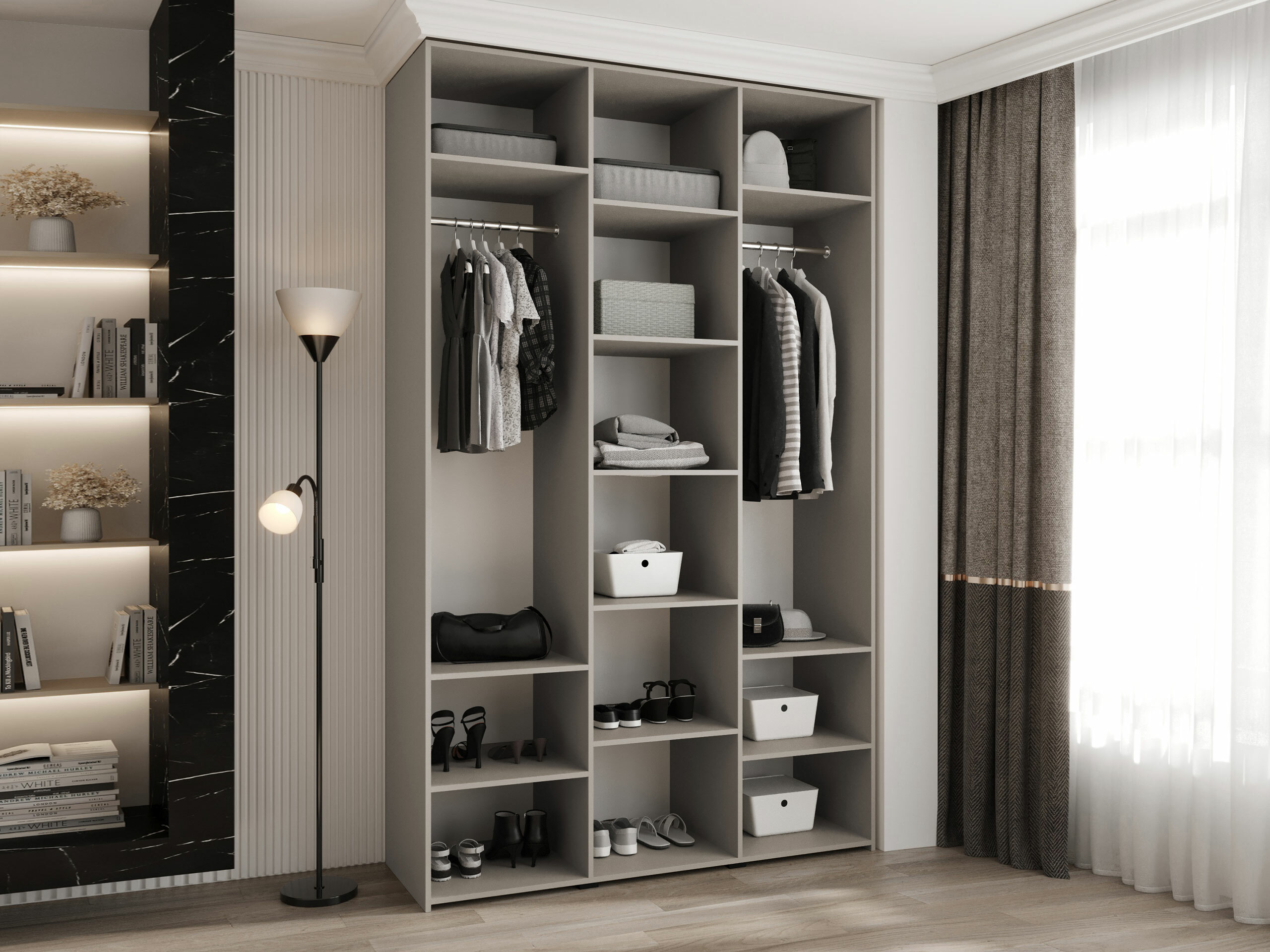 Kledingkast Hartford 573 (Kasjmier)