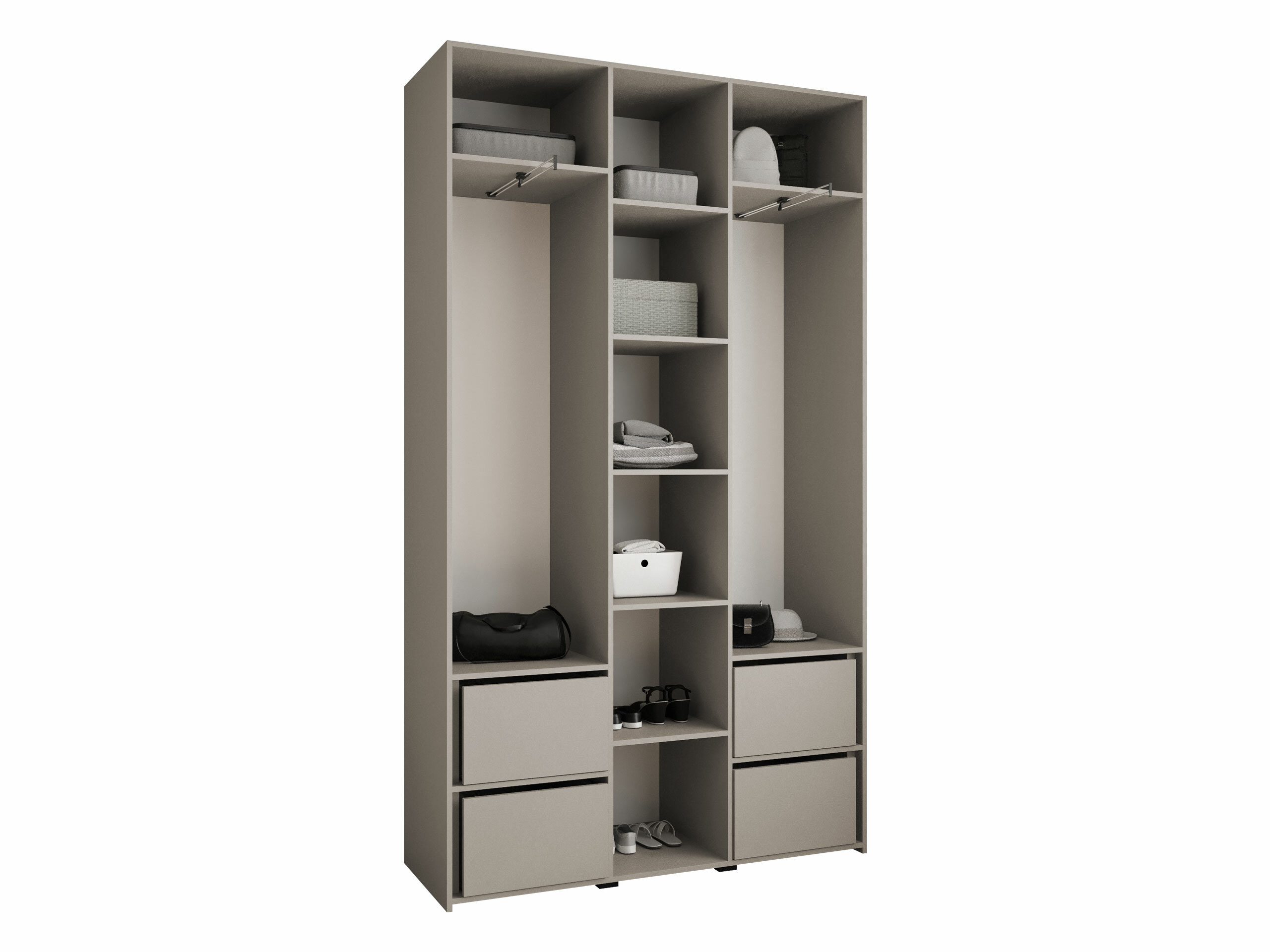 Kledingkast Hartford 573 (Wit)