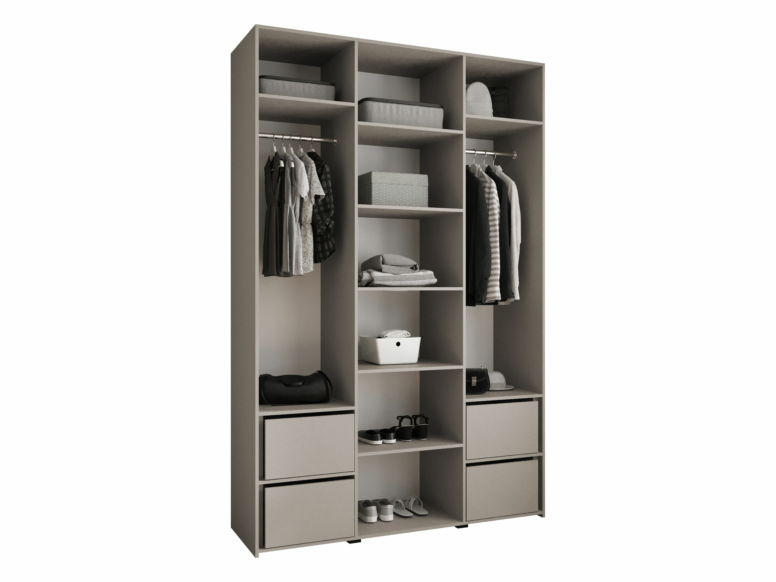 Kledingkast Hartford 573 (Wit)