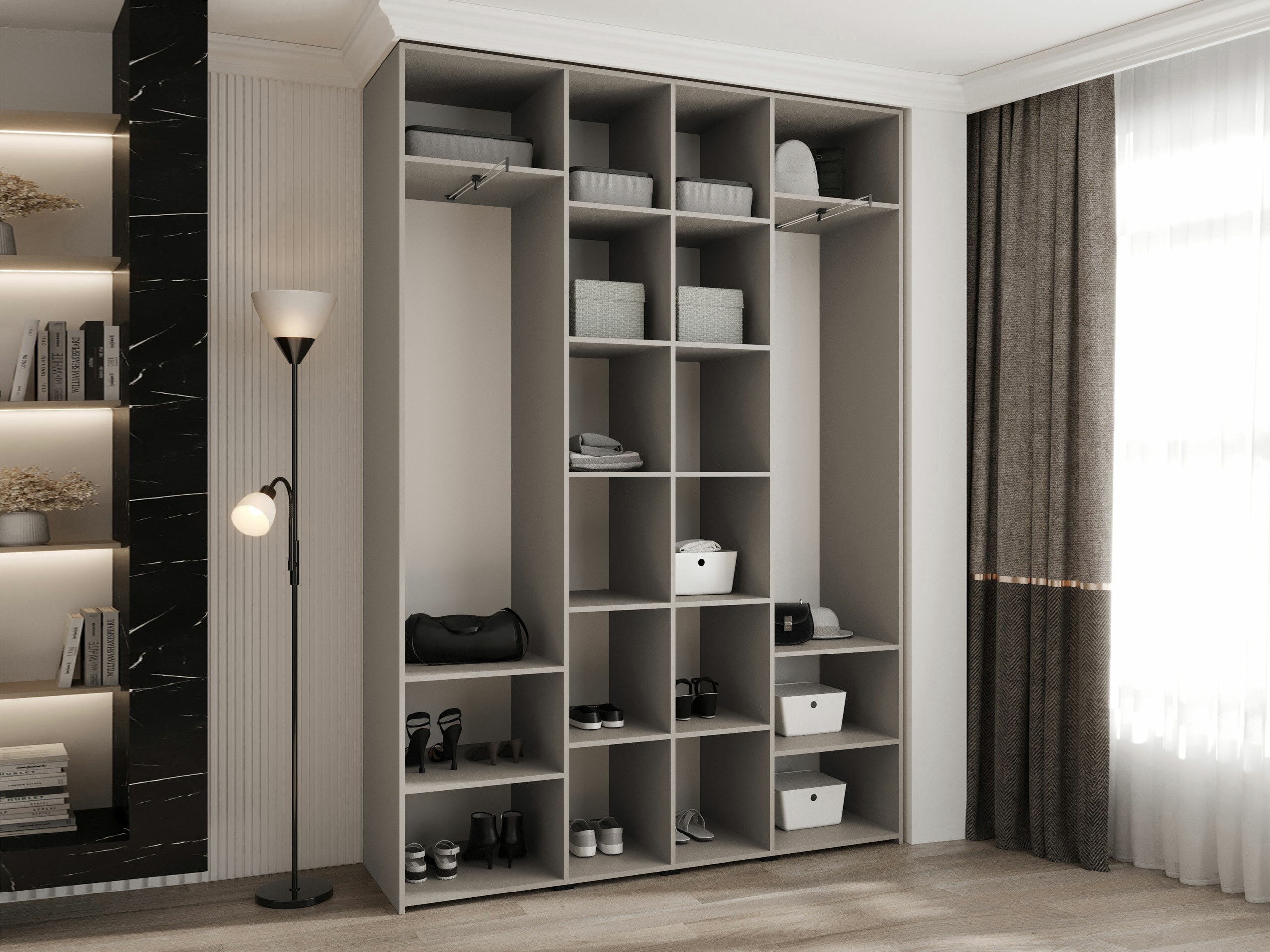 Kledingkast Hartford 574 (Kasjmier)