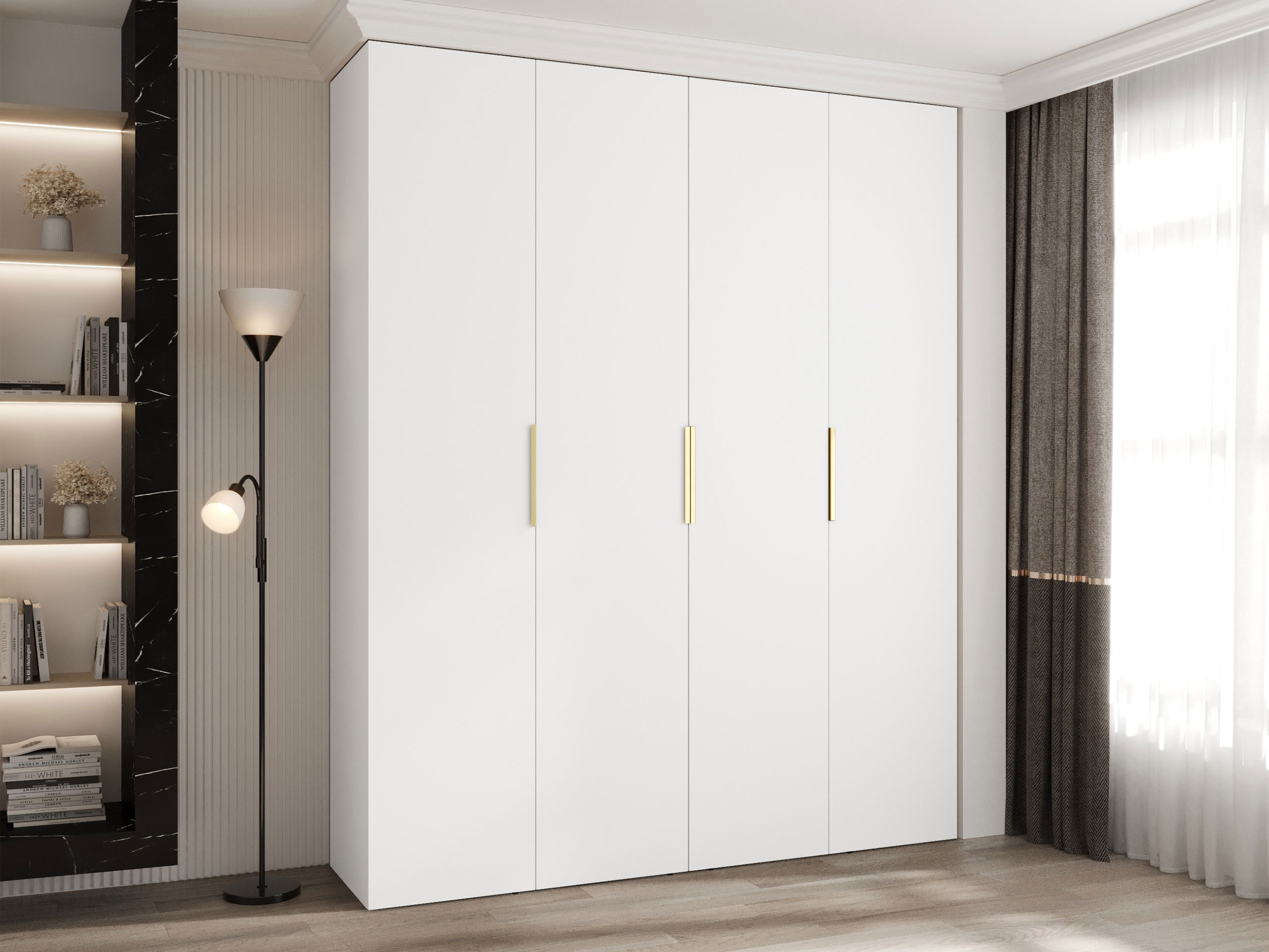 Kledingkast Hartford 574 (Wit)